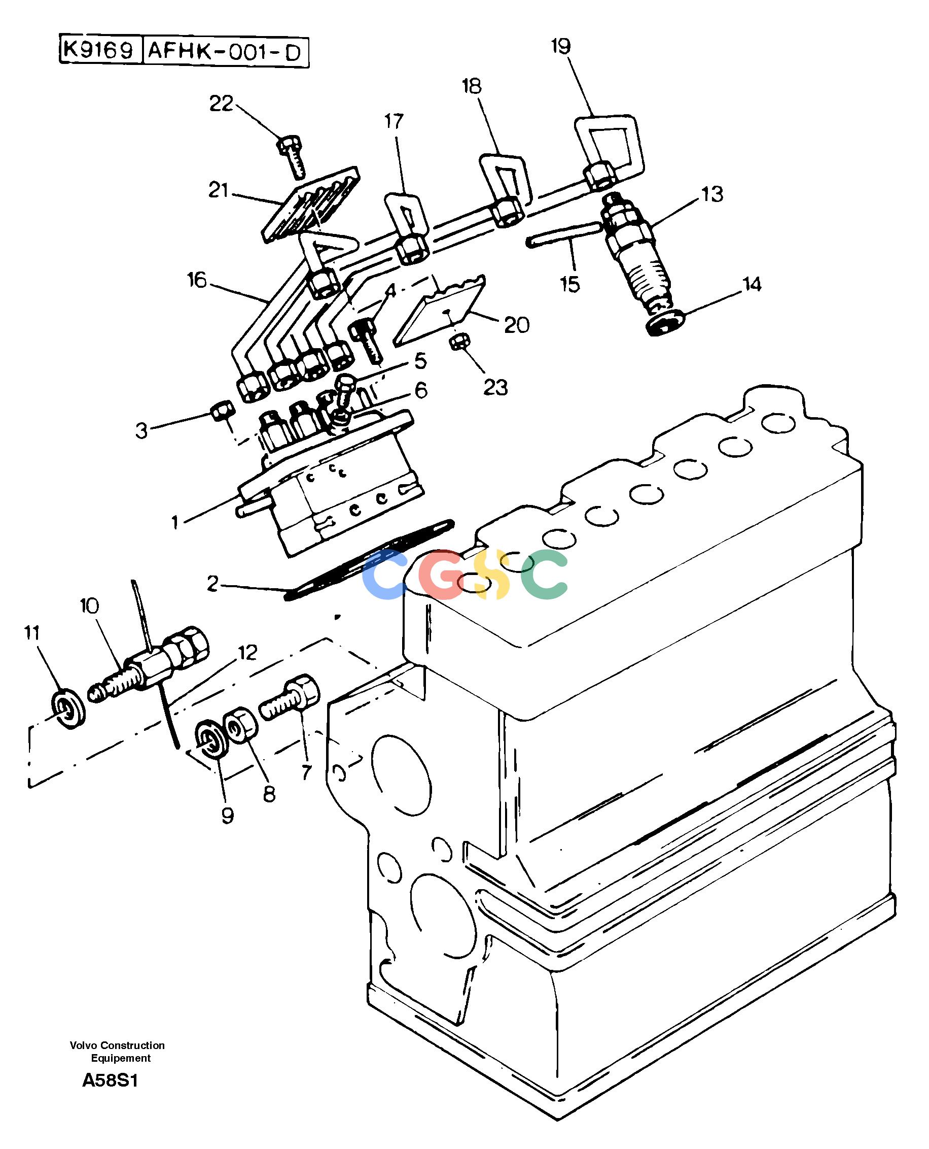 沃尔沃零件查询EW50 Fuel injection equipment ( diesel )TYPE 256. KR80667J-NoneNoneNoneNoneAutodata Volvo online