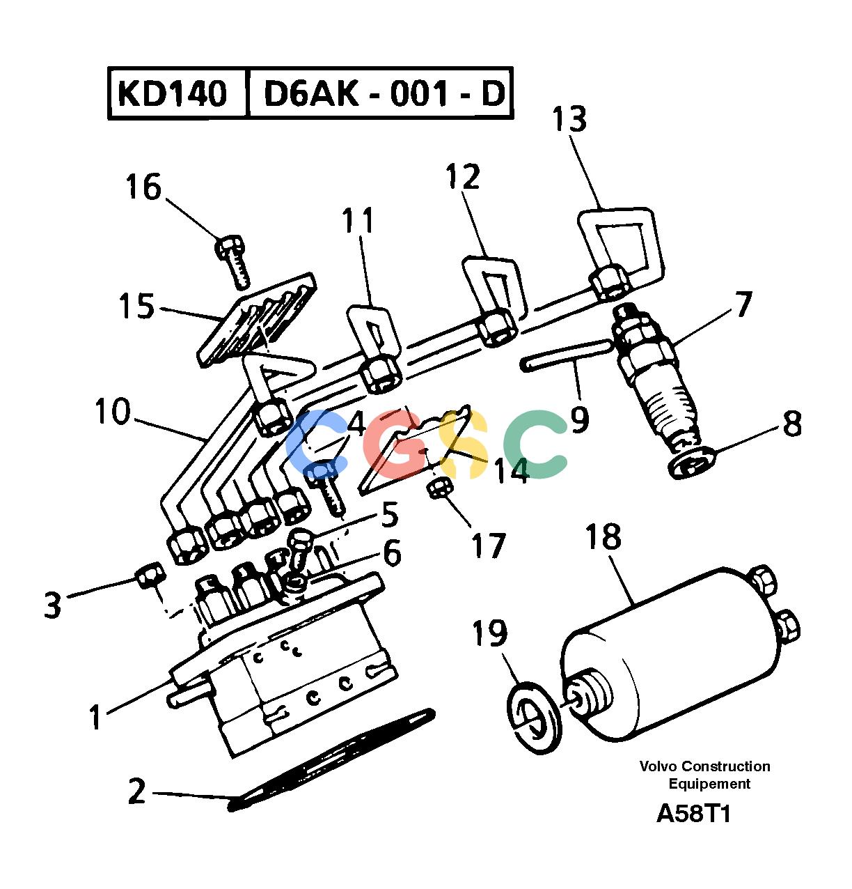沃尔沃零件查询EW50VV Fuel injection equipment ( diesel )TYPE 256256.10151-NoneNoneNoneNoneAutodata Volvo online