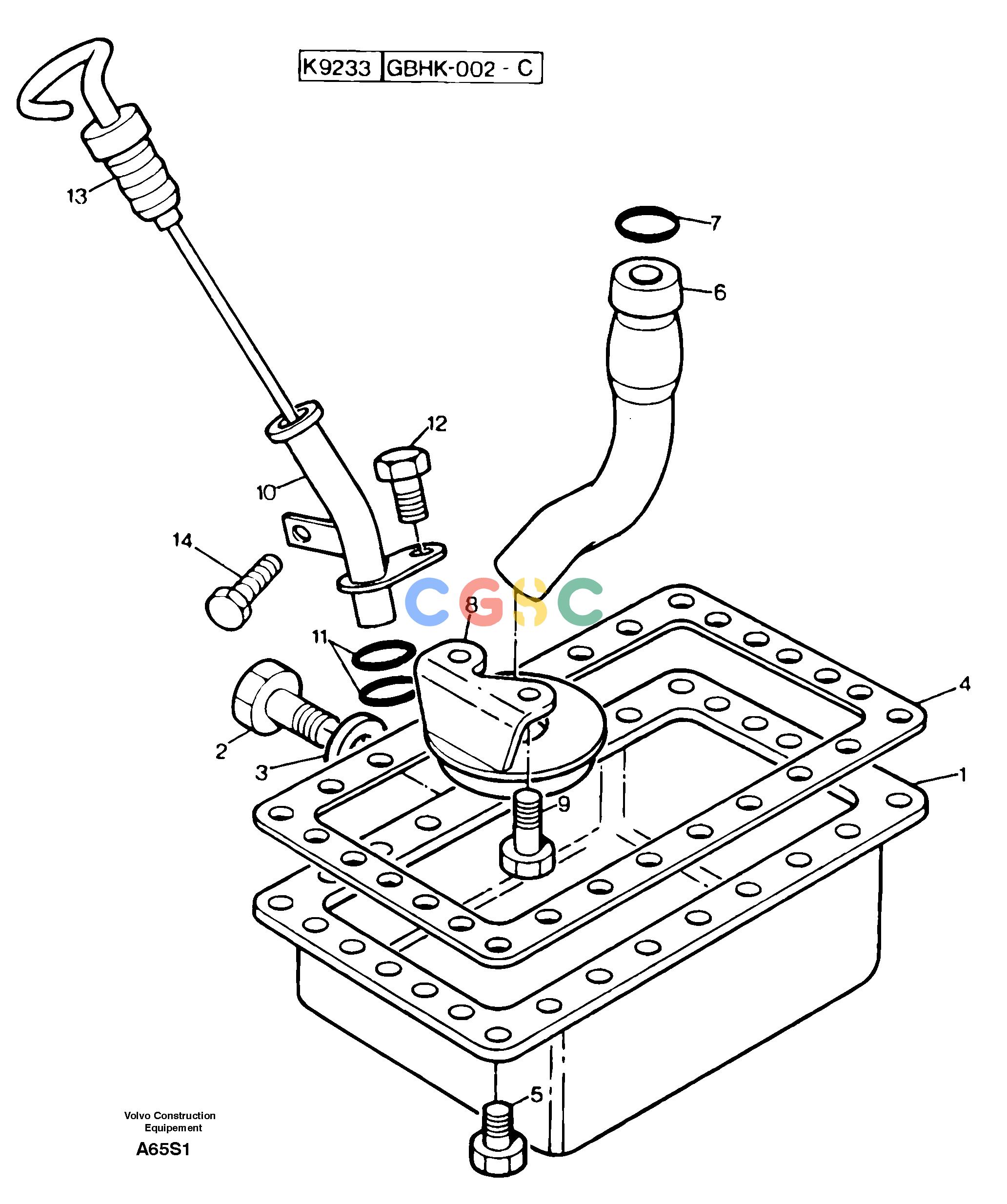 沃尔沃零件查询EW50 Lubrication oil sumpTYPE 256.-NoneNoneNoneNoneAutodata Volvo online