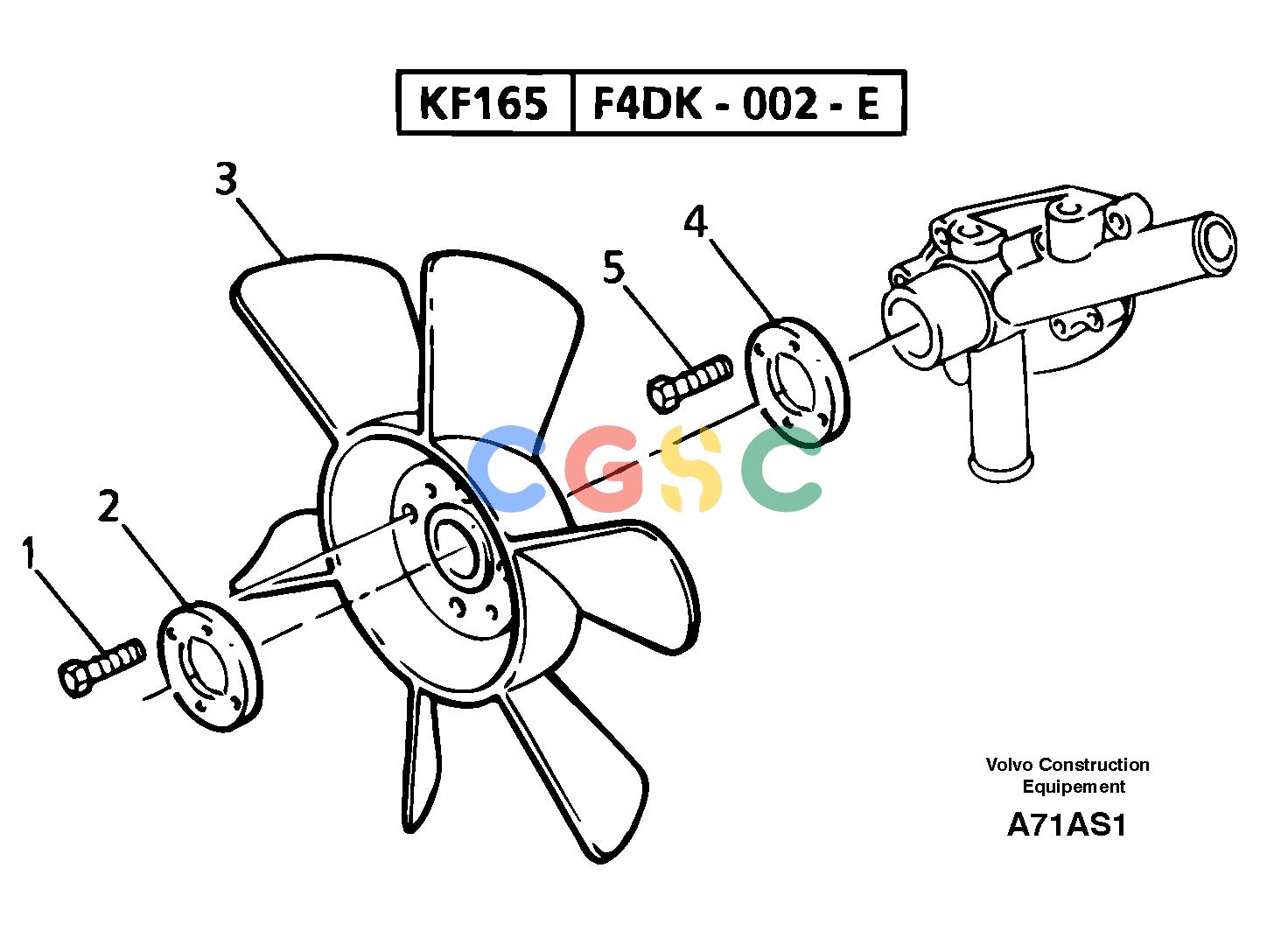 沃尔沃零件查询EW50 Fan and spacerTYPE 256KR80667U-NoneNoneNoneNoneAutodata Volvo online