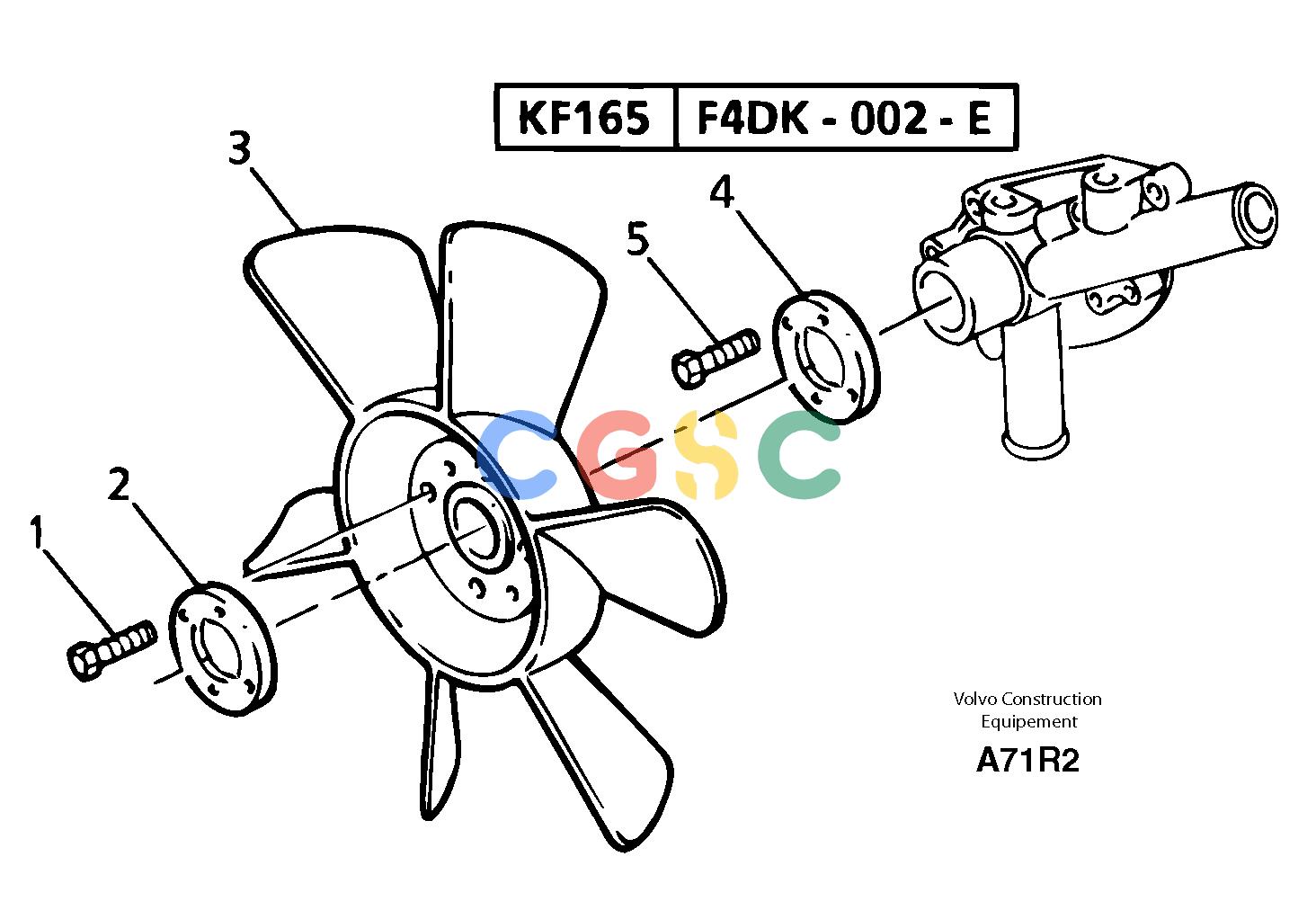 沃尔沃零件查询EC50VV Fan and spacerTYPE 247247.10151-NoneNoneNoneNoneAutodata Volvo online