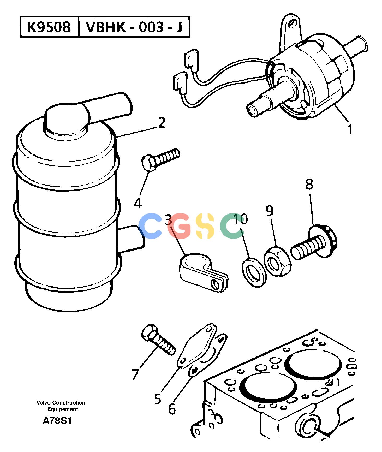 沃尔沃零件查询EW50 Low pressure fuel systemTYPE 256.-NoneNoneNoneNoneAutodata Volvo online