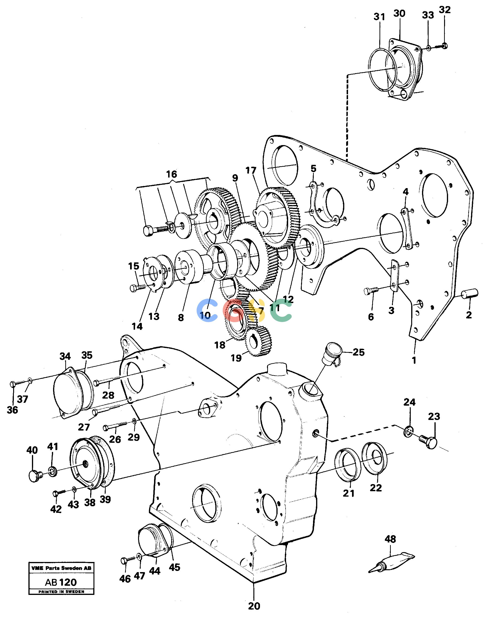 沃尔沃零件查询L50 Timing gear casing and timing gearsL50 S/N 6401- / 60301- USA NoneNoneNoneAutodata Volvo online