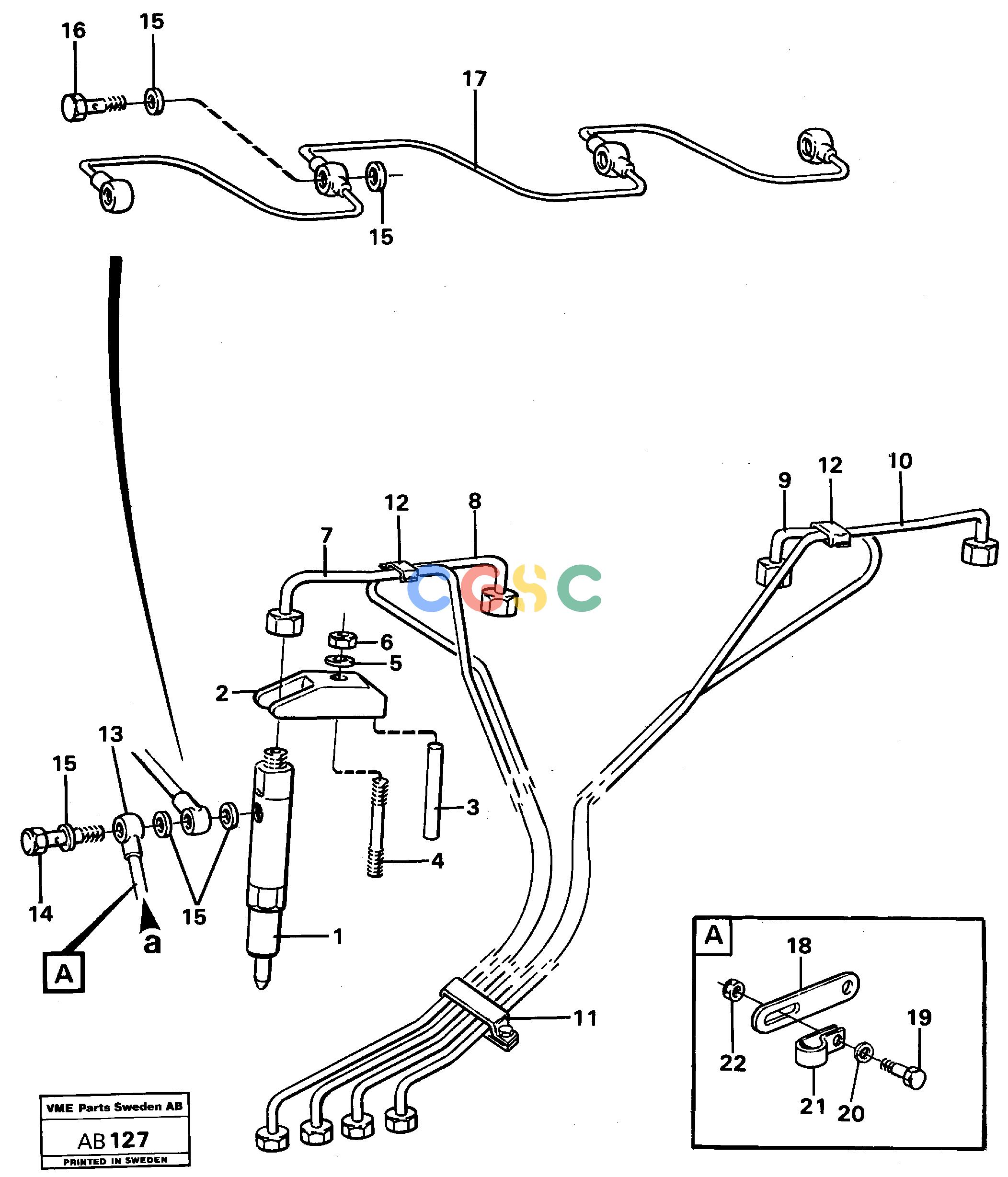 沃尔沃零件查询L50 Fuel lines and injectorsL50 S/N 6401- / 60301- USA NoneNoneNoneAutodata Volvo online