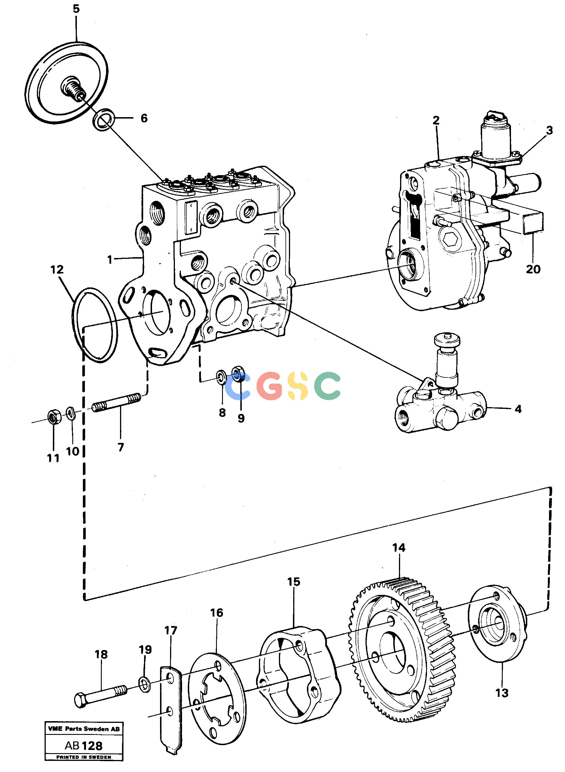 沃尔沃零件查询L50 Fuel injection pump with fitting partsL50 S/N 6401- / 60301- USA NoneNoneNoneAutodata Volvo online