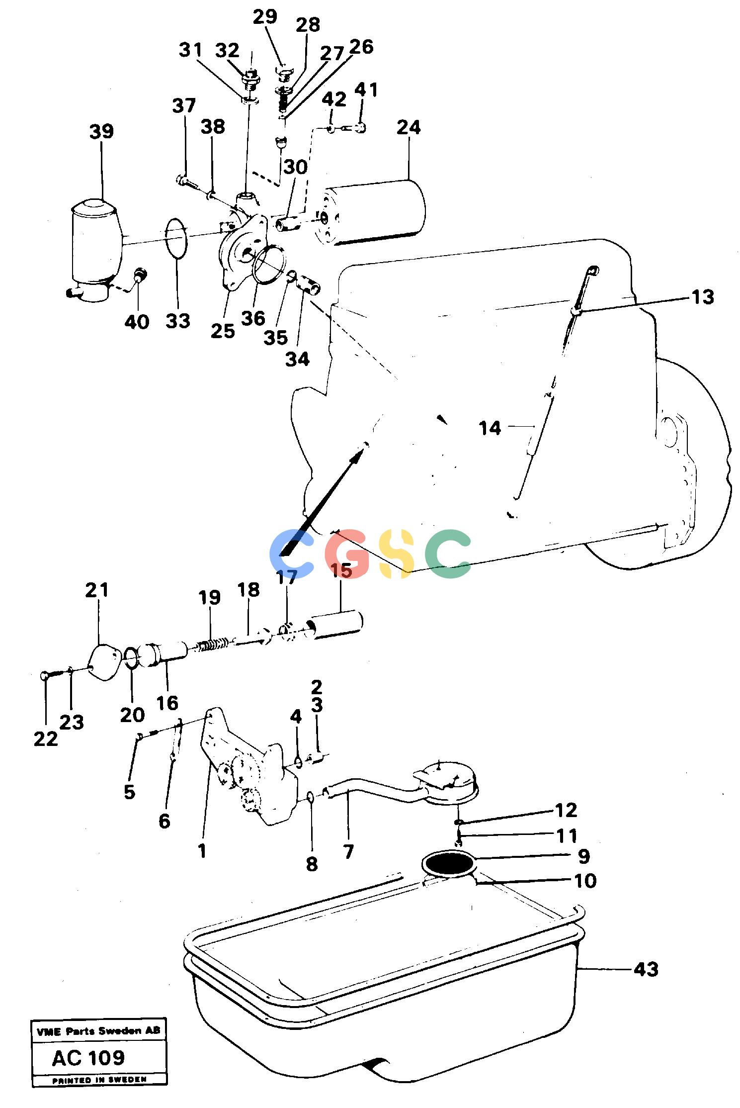 沃尔沃零件查询L70 Lubricating oil systemL70 S/N 7401- / 60501- USA NoneNoneNoneAutodata Volvo online