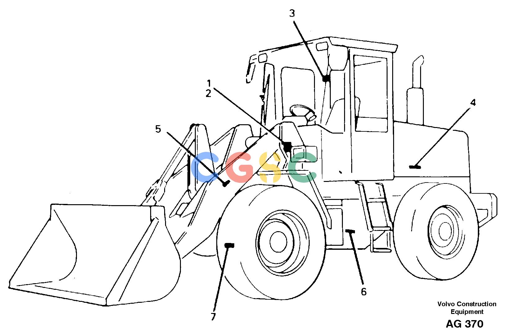 沃尔沃零件查询L50B/L50C VOLVO BM Product identification plateVOLVO BM L50B/L50C SER NO - 10966 NoneNoneNoneAutodata Volvo online
