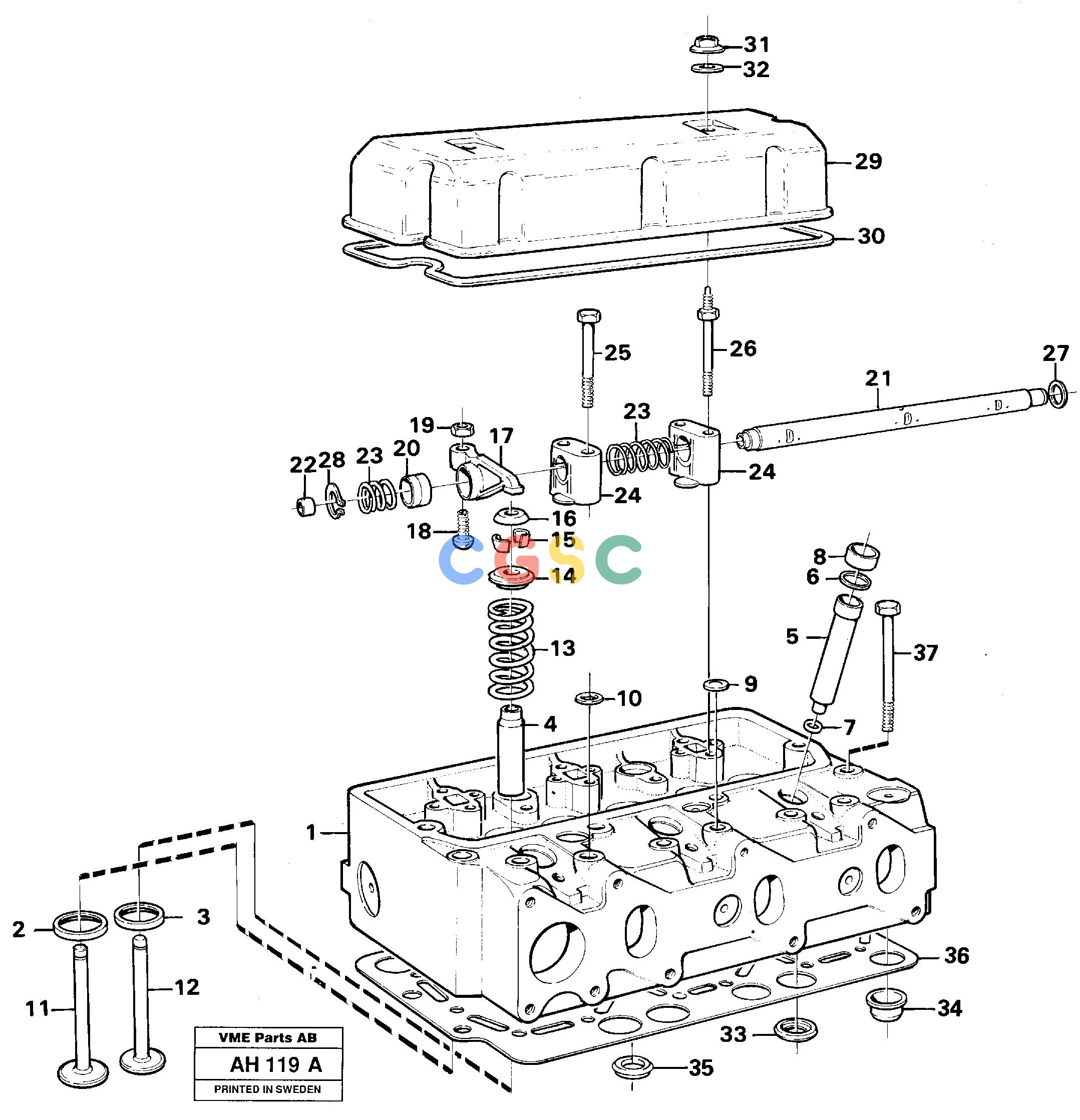 沃尔沃零件查询L90B VOLVO BM Cylinder headVOLVO BM L90B NoneNoneNoneAutodata Volvo online