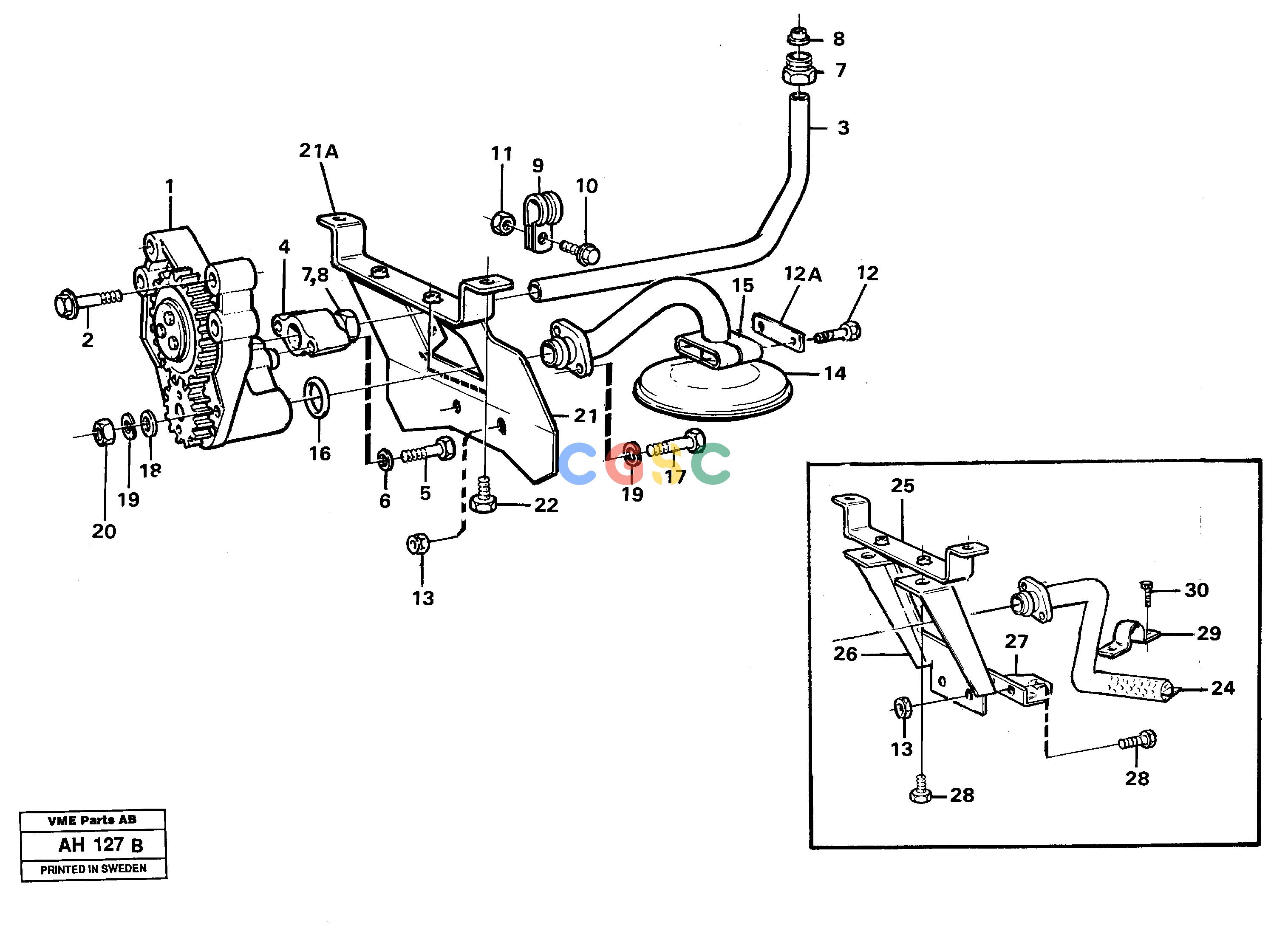 沃尔沃零件查询L90B VOLVO BM Lubricating oil systemVOLVO BM L90B NoneNoneNoneAutodata Volvo online