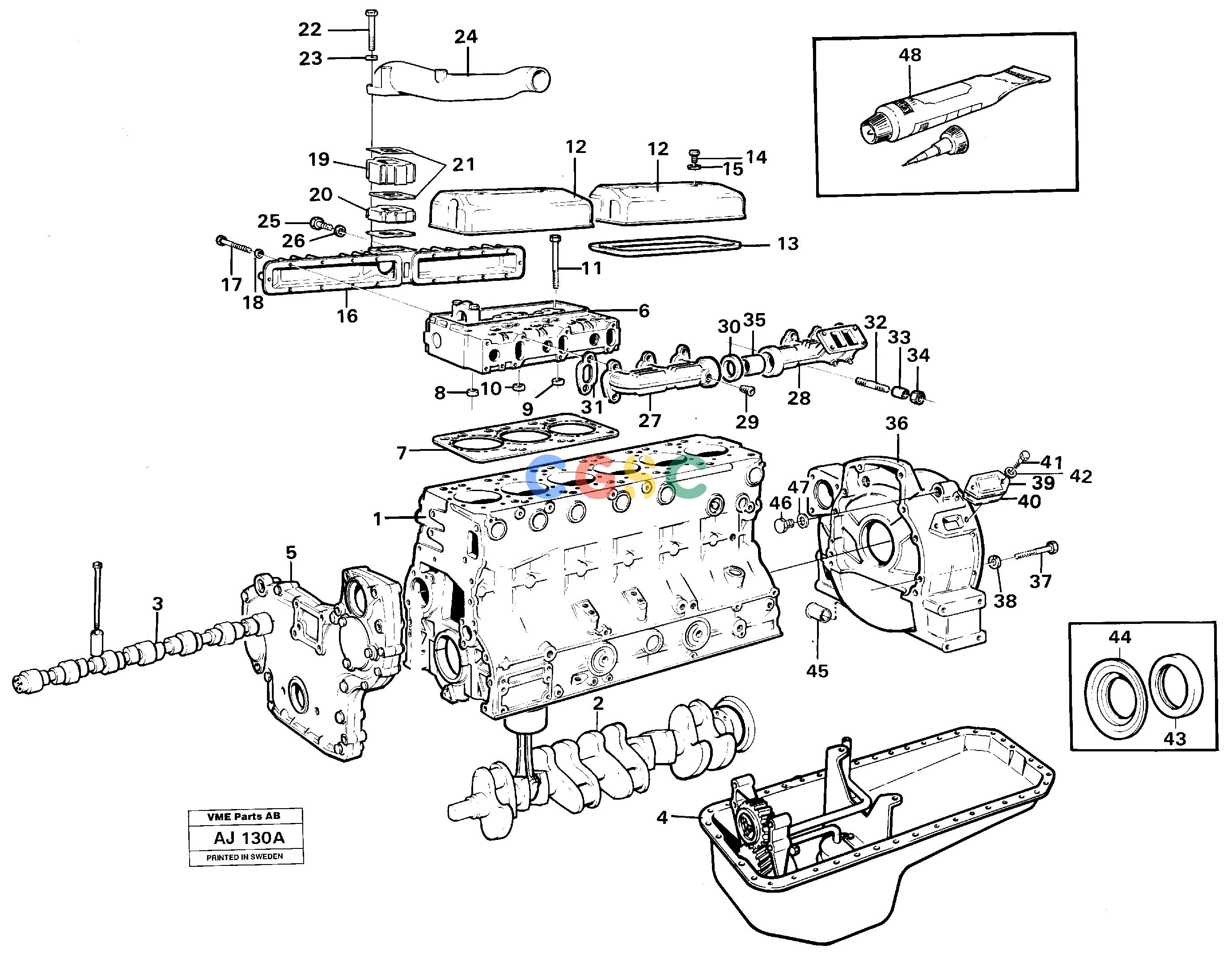沃尔沃零件查询L120B VOLVO BM Engine with fitting partsVOLVO BM L120B NoneNoneNoneAutodata Volvo online