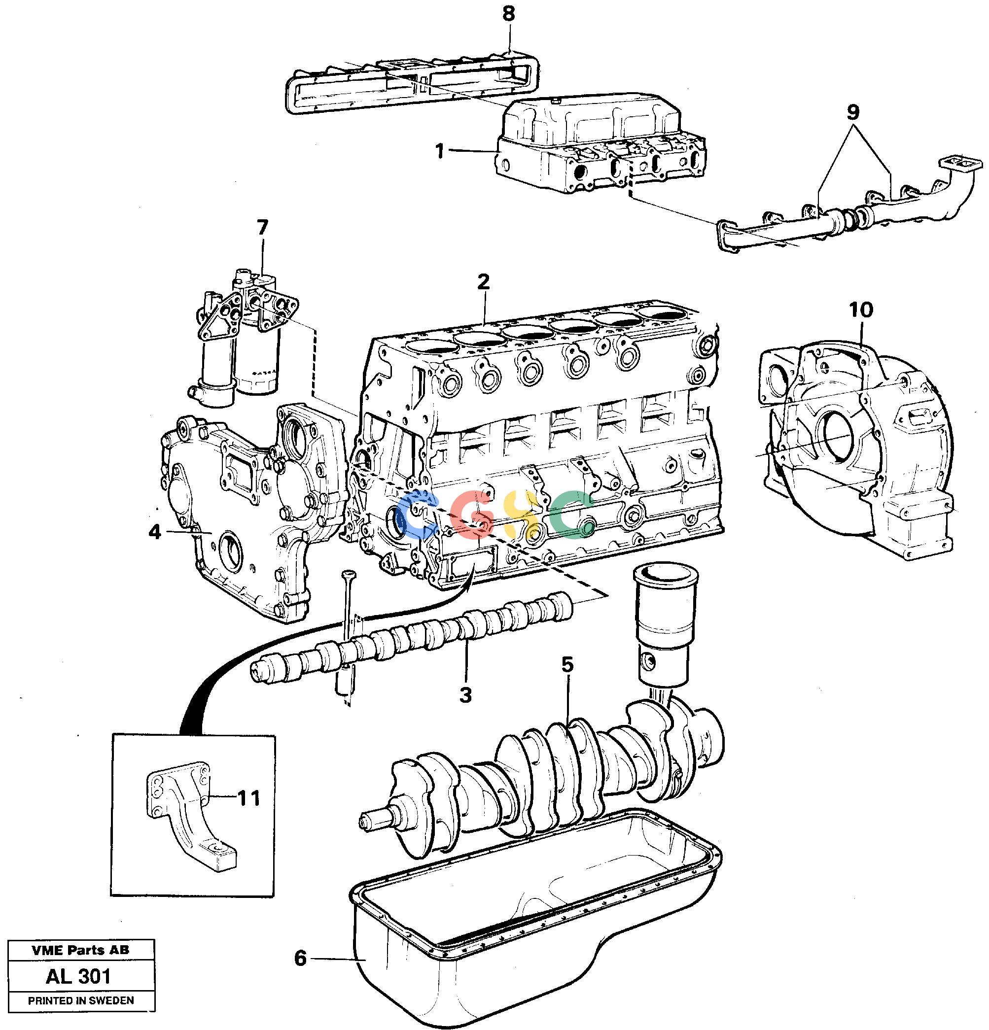 沃尔沃零件查询L70B/L70C VOLVO BM Engine, assemblyVOLVO BM L70B/L70C SER NO - 13115TD61GD-TD63KDENoneNoneNoneAutodata Volvo online