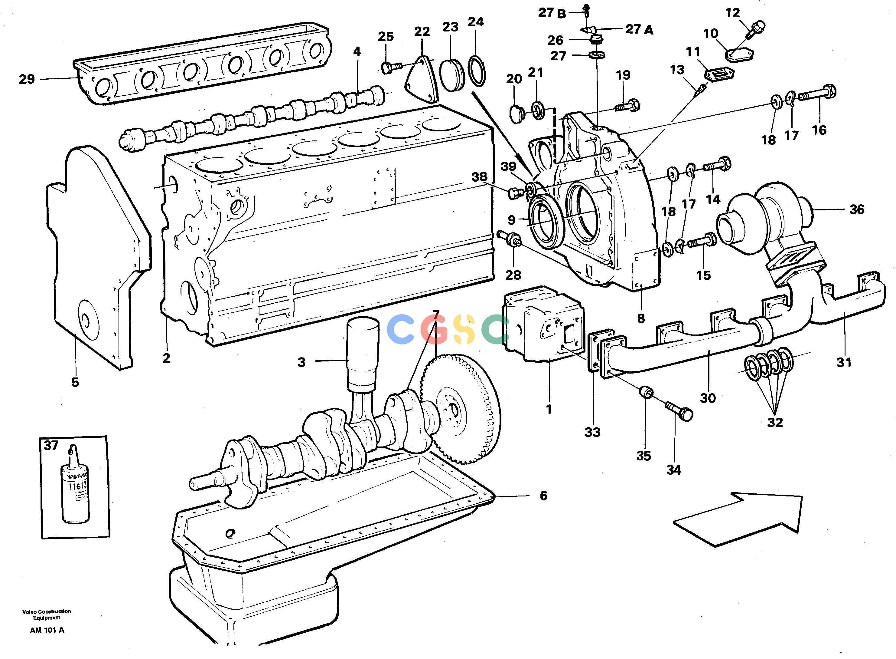 沃尔沃零件查询L330C VOLVO BM Engine with fitting partsVOLVO BM L330C SER NO - 60187 NoneNoneNoneAutodata Volvo online