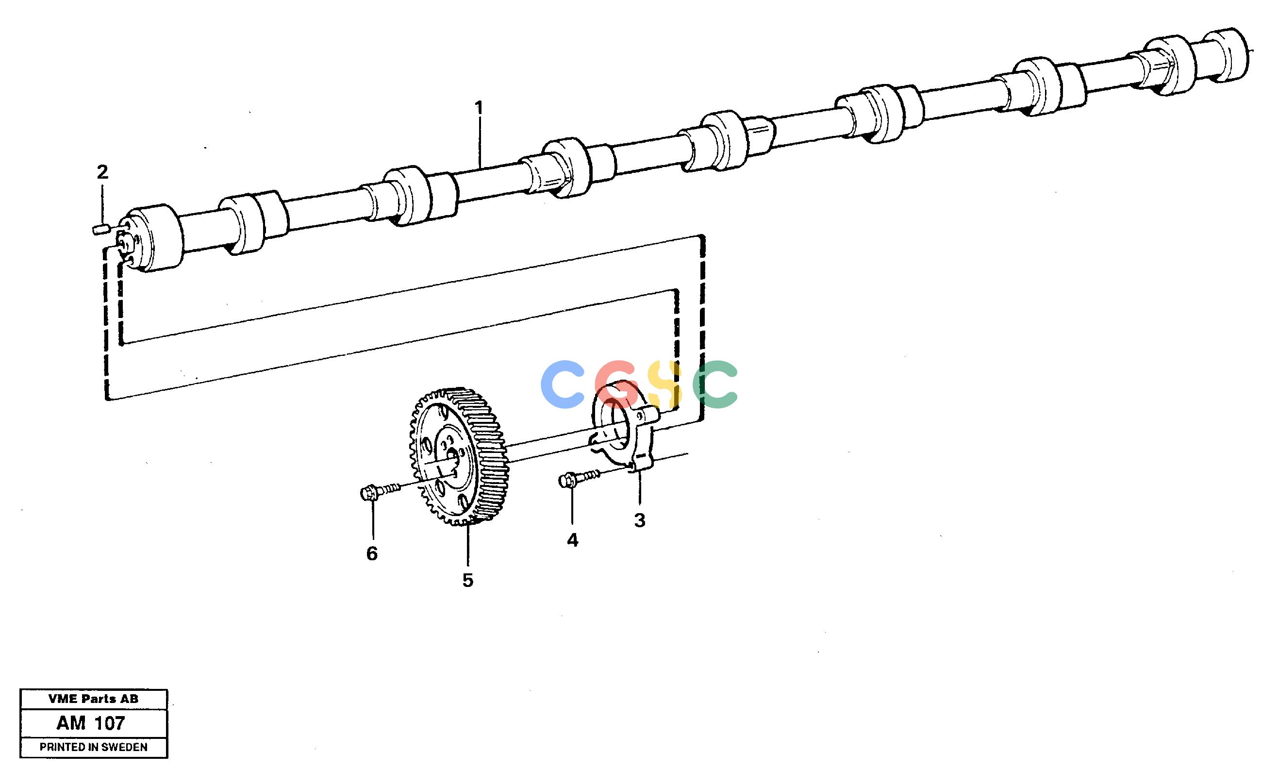 沃尔沃零件查询L330C VOLVO BM CamshaftVOLVO BM L330C SER NO - 60187 NoneNoneNoneAutodata Volvo online