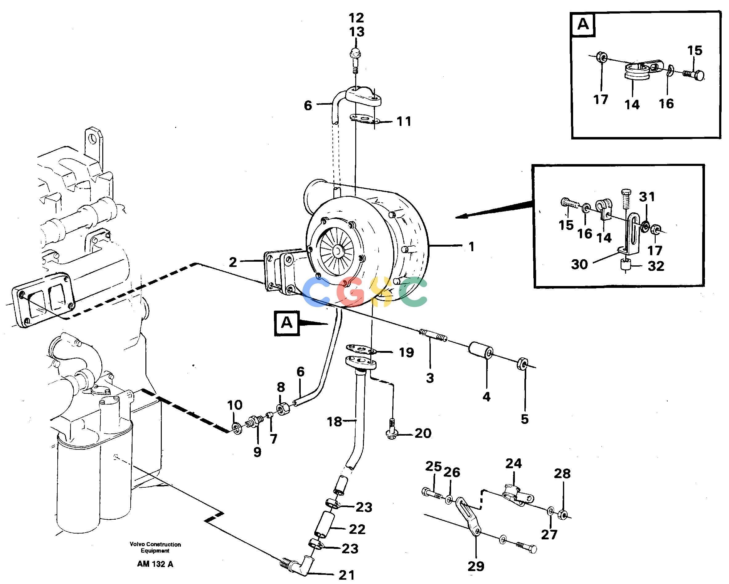 沃尔沃零件查询L330C VOLVO BM Turbocharger with fitting partsVOLVO BM L330C SER NO - 60187 NoneNoneNoneAutodata Volvo online