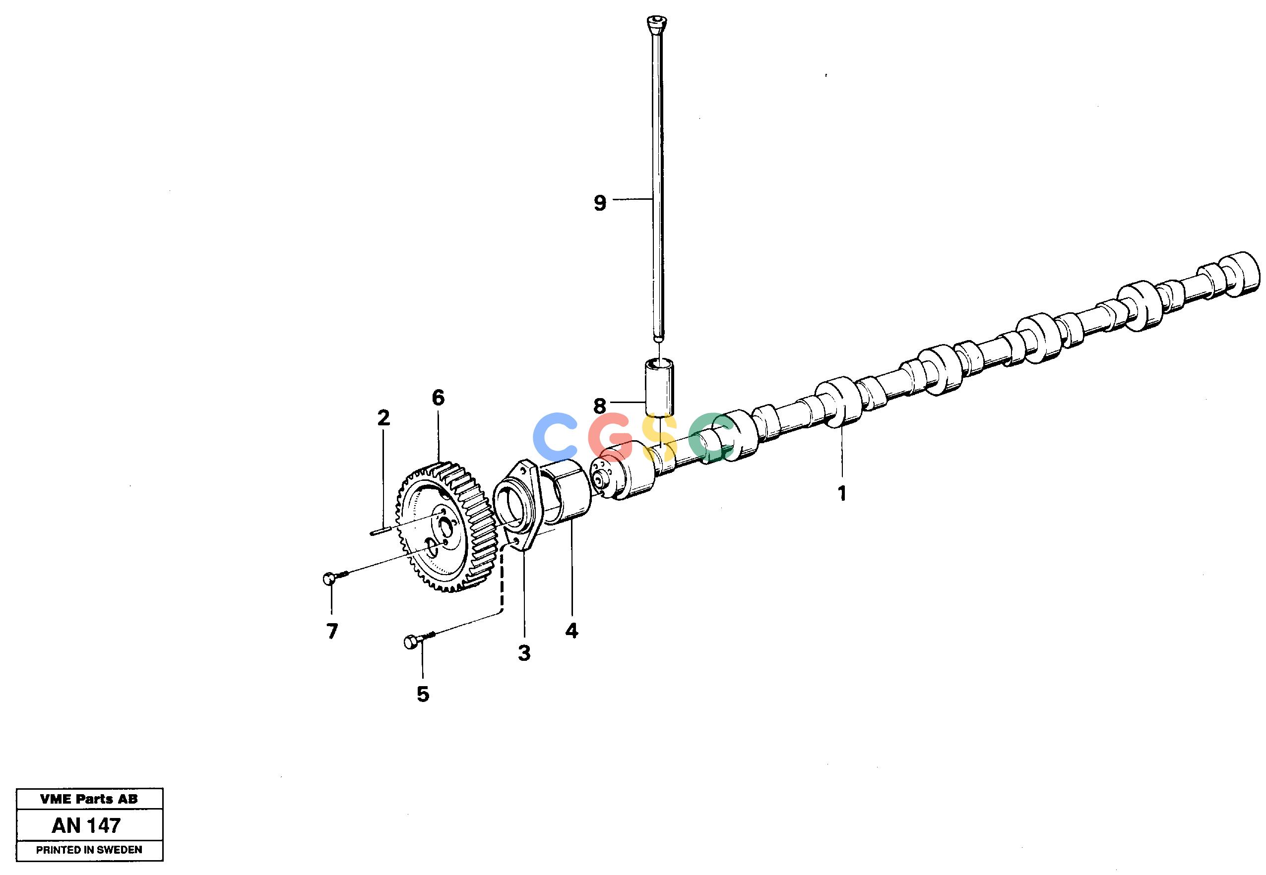 沃尔沃零件查询L90C VOLVO BM CamshaftVOLVO BM L90C SER NO - 14304 NoneNoneNoneAutodata Volvo online