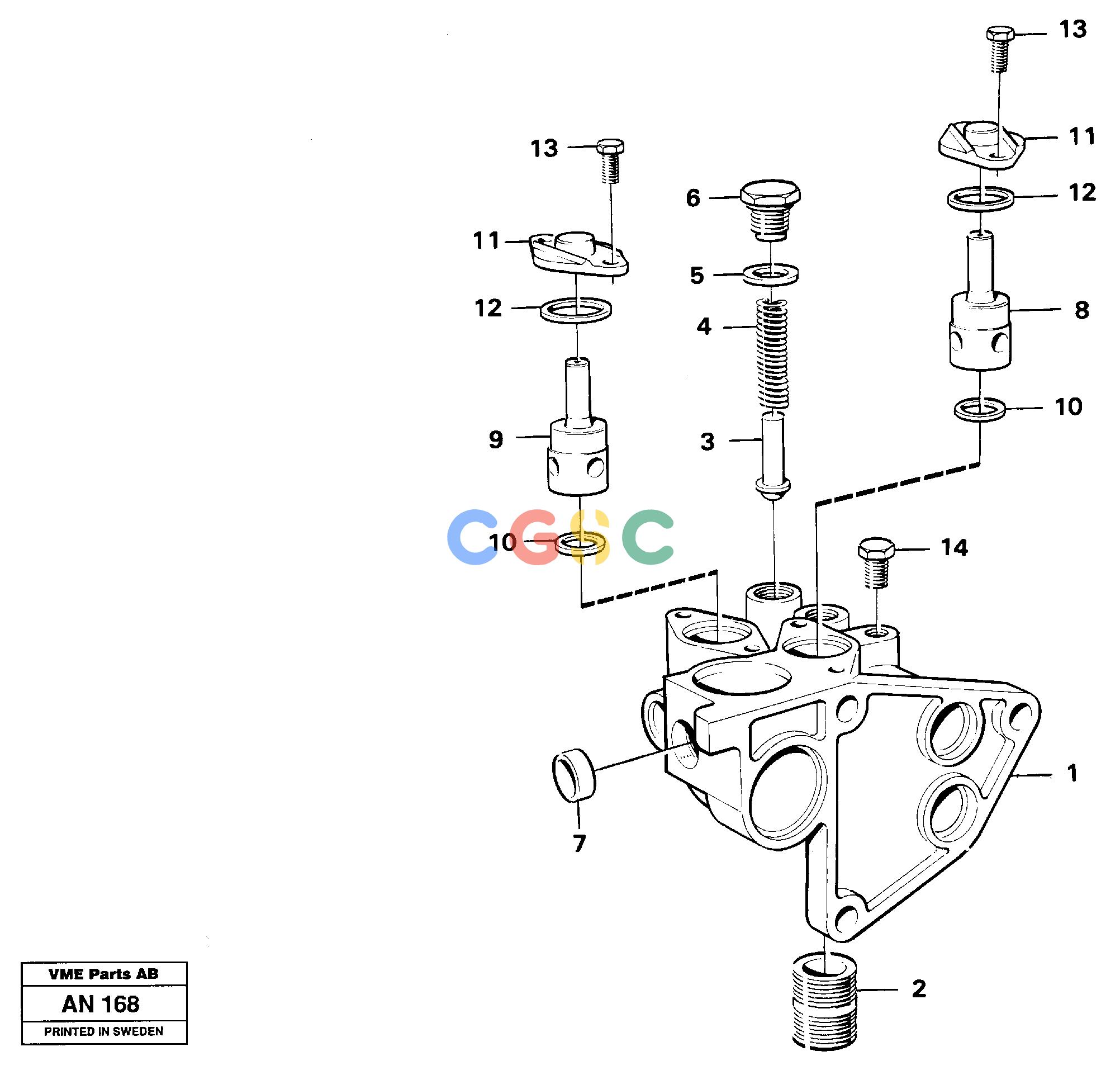 沃尔沃零件查询L90C VOLVO BM Housing, oil filterVOLVO BM L90C SER NO - 14304 NoneNoneNoneAutodata Volvo online