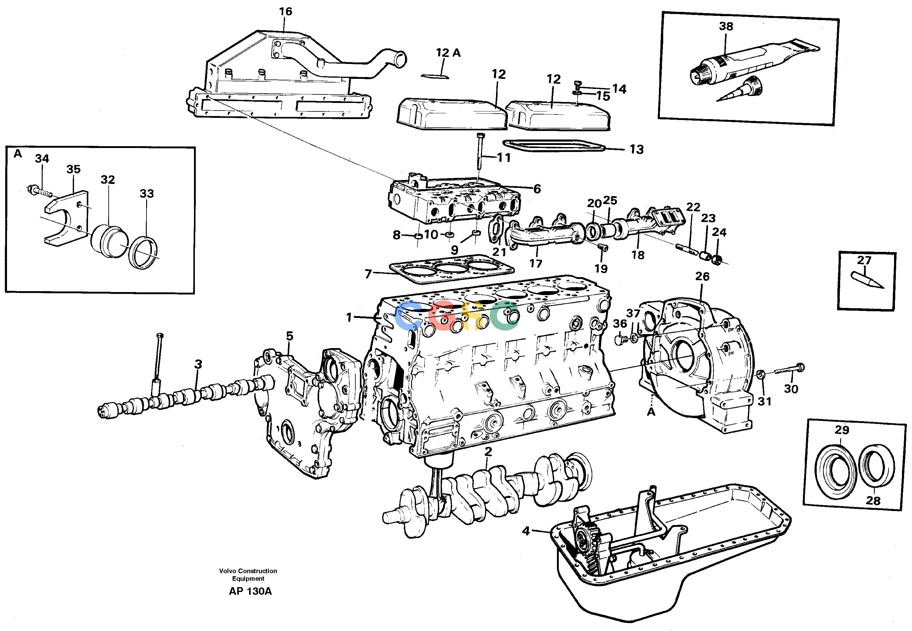 沃尔沃零件查询L120C VOLVO BM Engine with fitting partsVOLVO BM L120C SER NO - 11318 NoneNoneNoneAutodata Volvo online