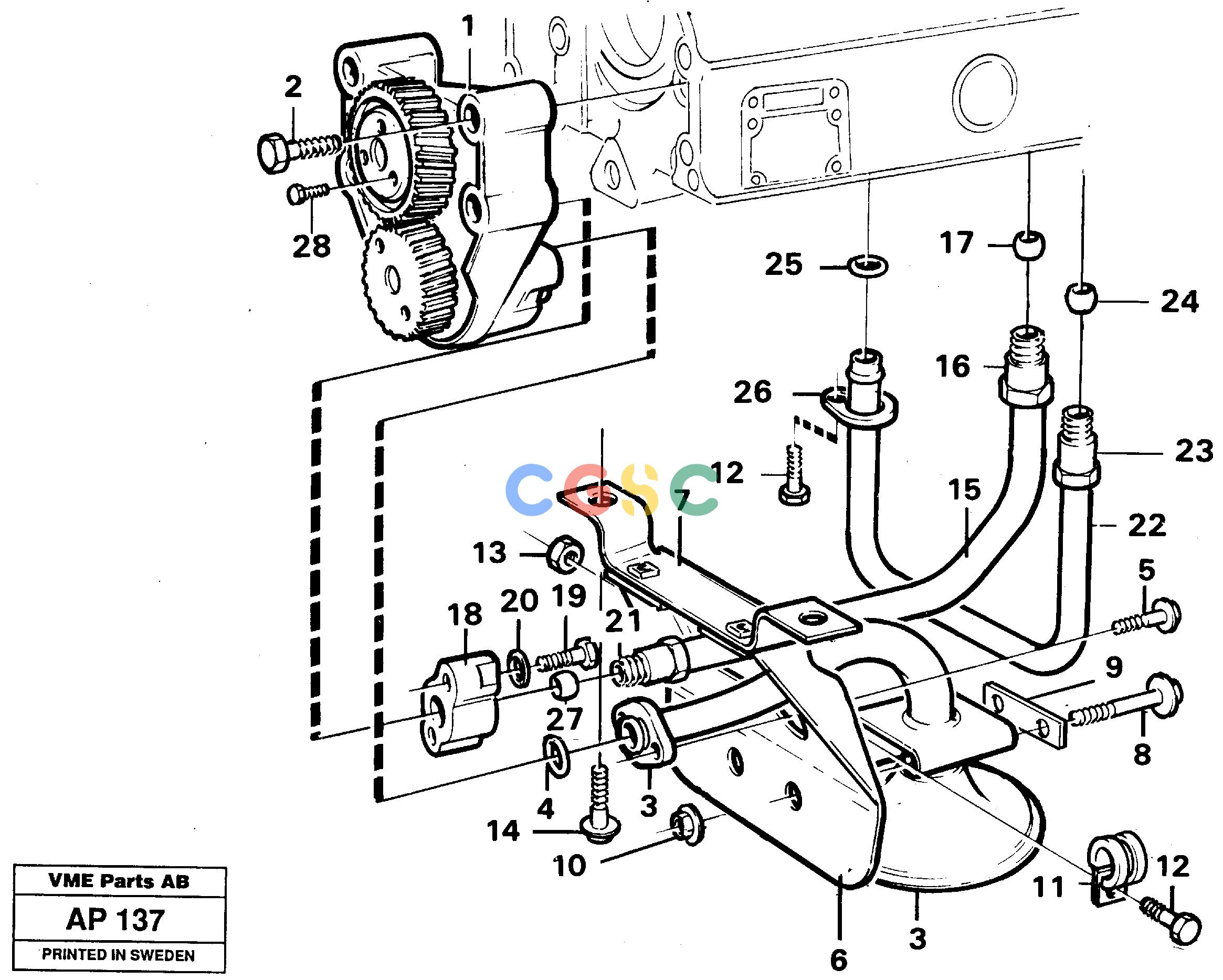 沃尔沃零件查询L120C VOLVO BM Lubricating oil systemVOLVO BM L120C SER NO - 11318 NoneNoneNoneAutodata Volvo online