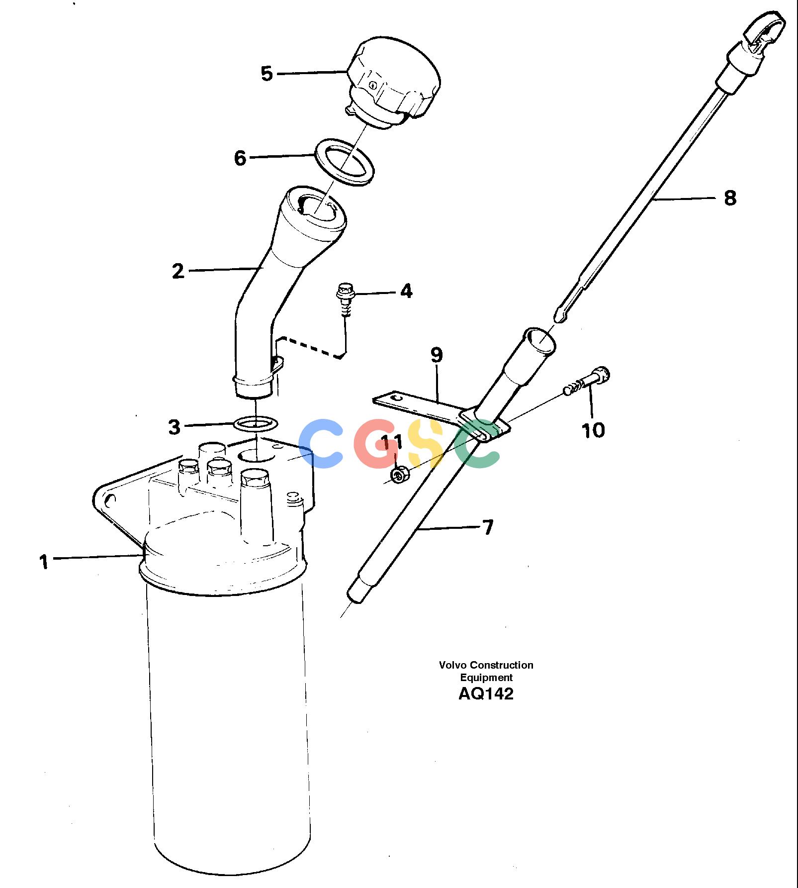 沃尔沃零件查询L120C Oil filler and dipstickS/N 11319-SWE, S/N 61677-USA, S/N 70075-BRA NoneNoneNoneAutodata Volvo online
