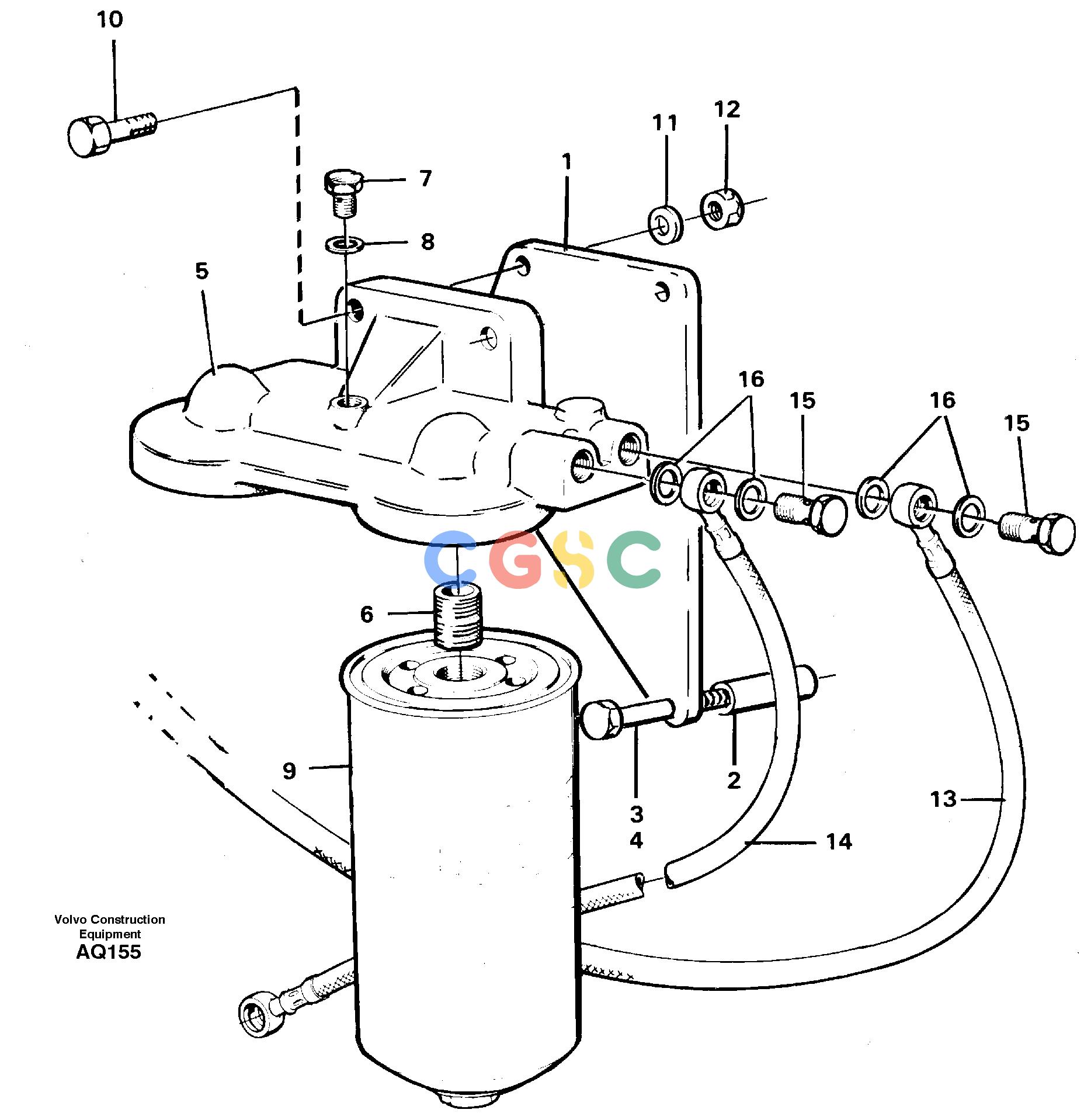 沃尔沃零件查询L120C Extra fuel filterS/N 11319-SWE, S/N 61677-USA, S/N 70075-BRA NoneNone90656Autodata Volvo online