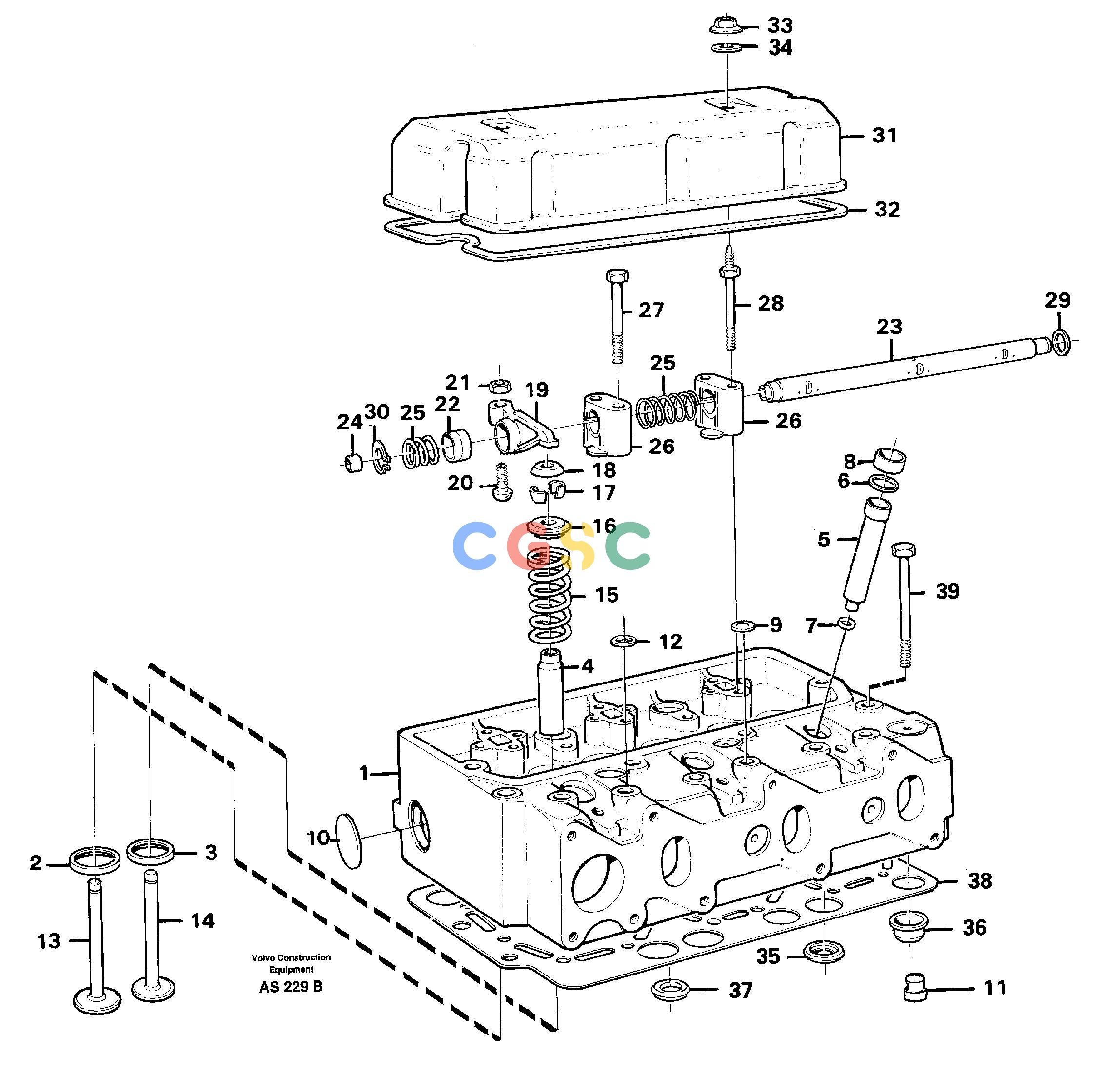 沃尔沃零件查询L70C Cylinder headSER NO 13116-, SER NO BRAZIL 70007-TD61GD-TD63KDENoneNoneNoneAutodata Volvo online