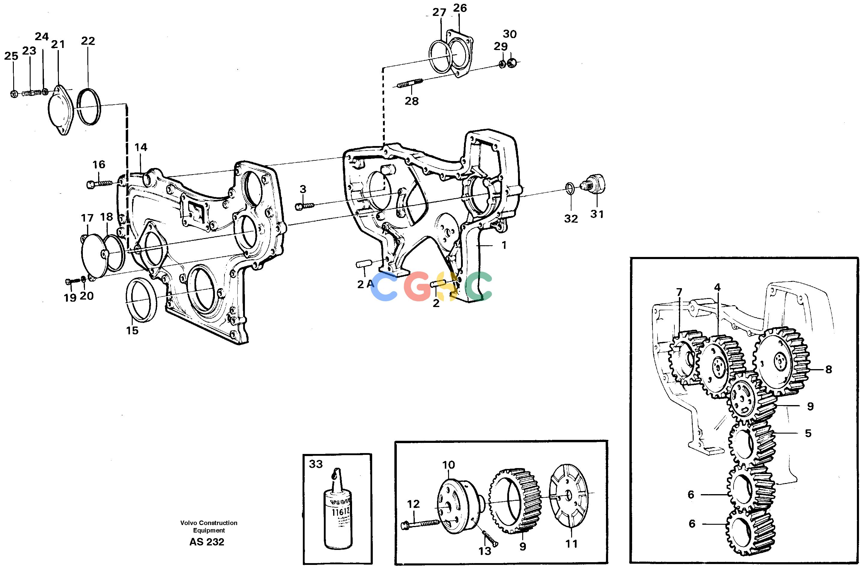 沃尔沃零件查询L70C Timing gear casingSER NO 13116-, SER NO BRAZIL 70007- NoneNoneNoneAutodata Volvo online