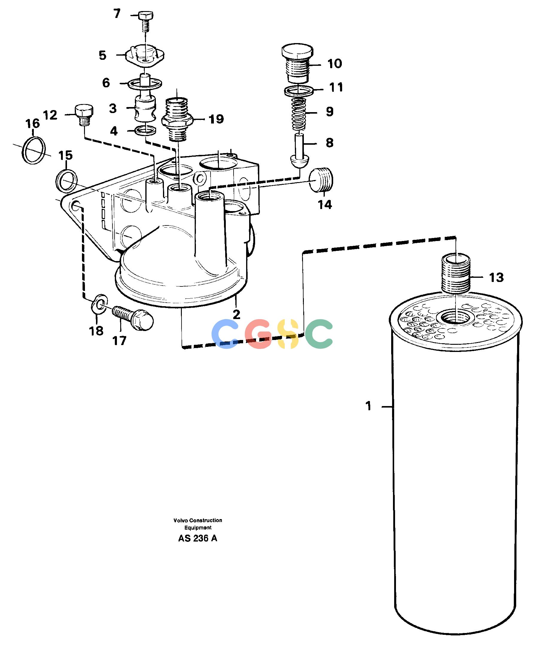 沃尔沃零件查询L70C Oil filterSER NO 13116-, SER NO BRAZIL 70007- NoneNoneNoneAutodata Volvo online