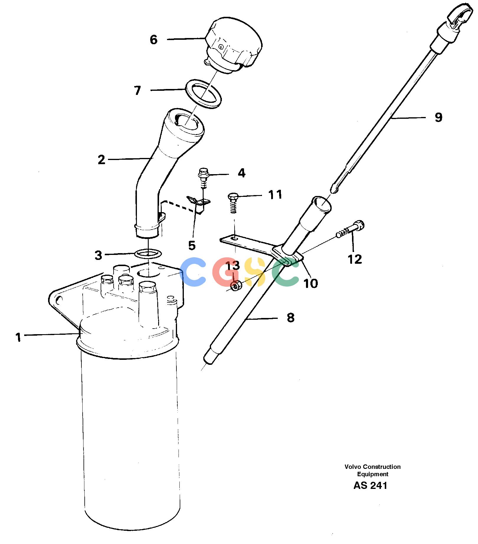 沃尔沃零件查询L70C Oil filler and dipstickSER NO 13116-, SER NO BRAZIL 70007- NoneNoneNoneAutodata Volvo online