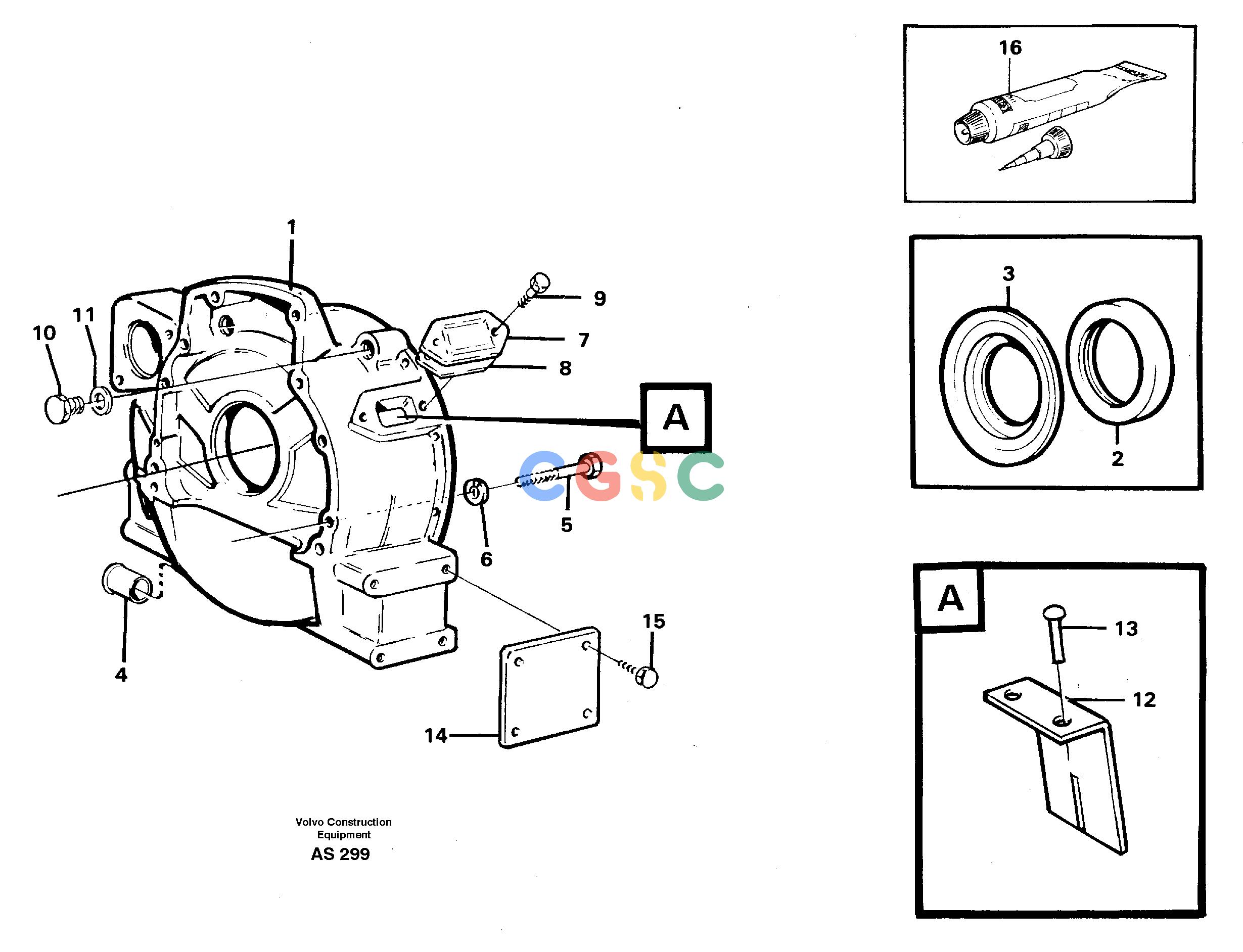 沃尔沃零件查询L70C Flywheel housingSER NO 13116-, SER NO BRAZIL 70007- NoneNoneNoneAutodata Volvo online