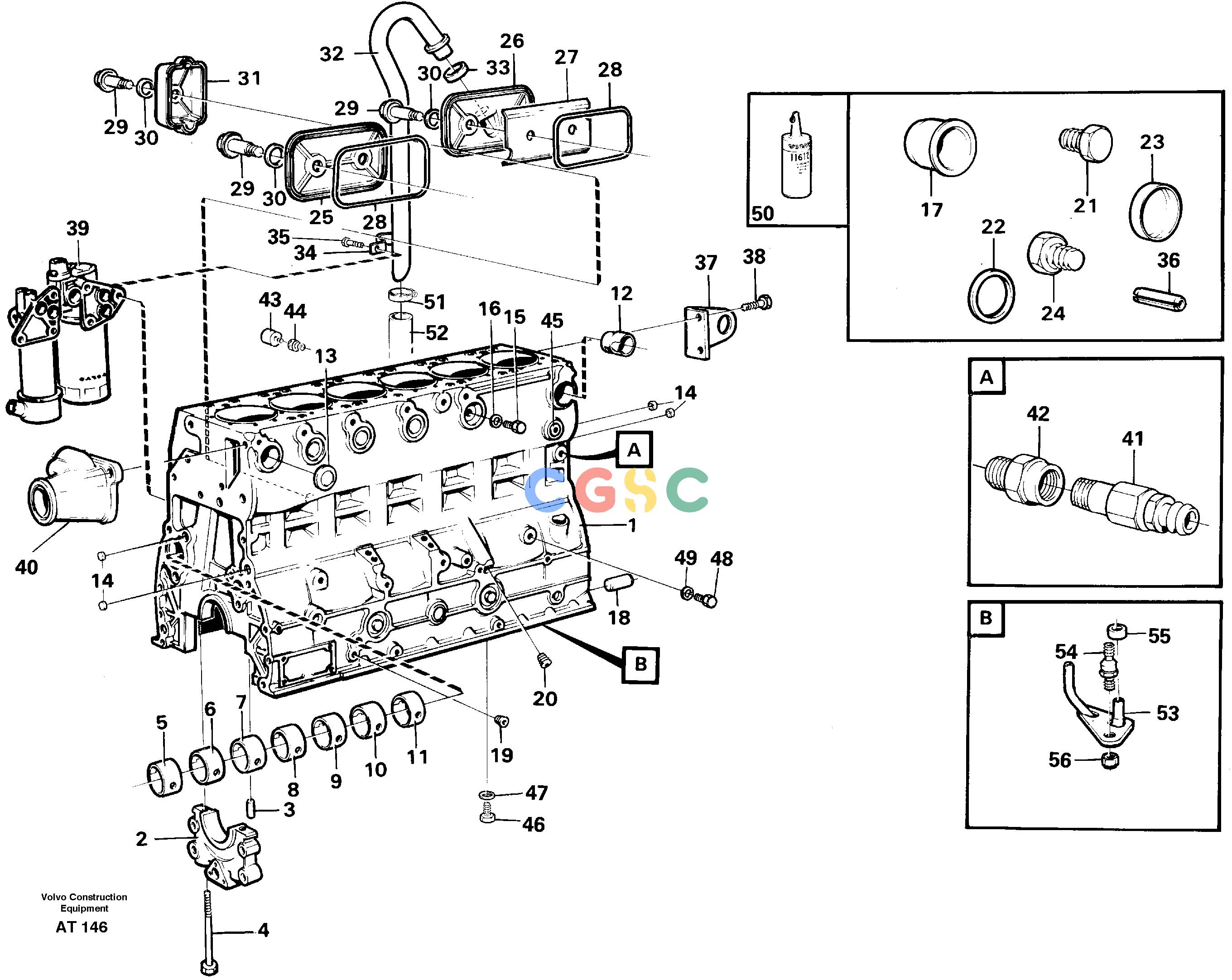 沃尔沃零件查询L90C Cylinder blockNone NoneNoneNoneAutodata Volvo online