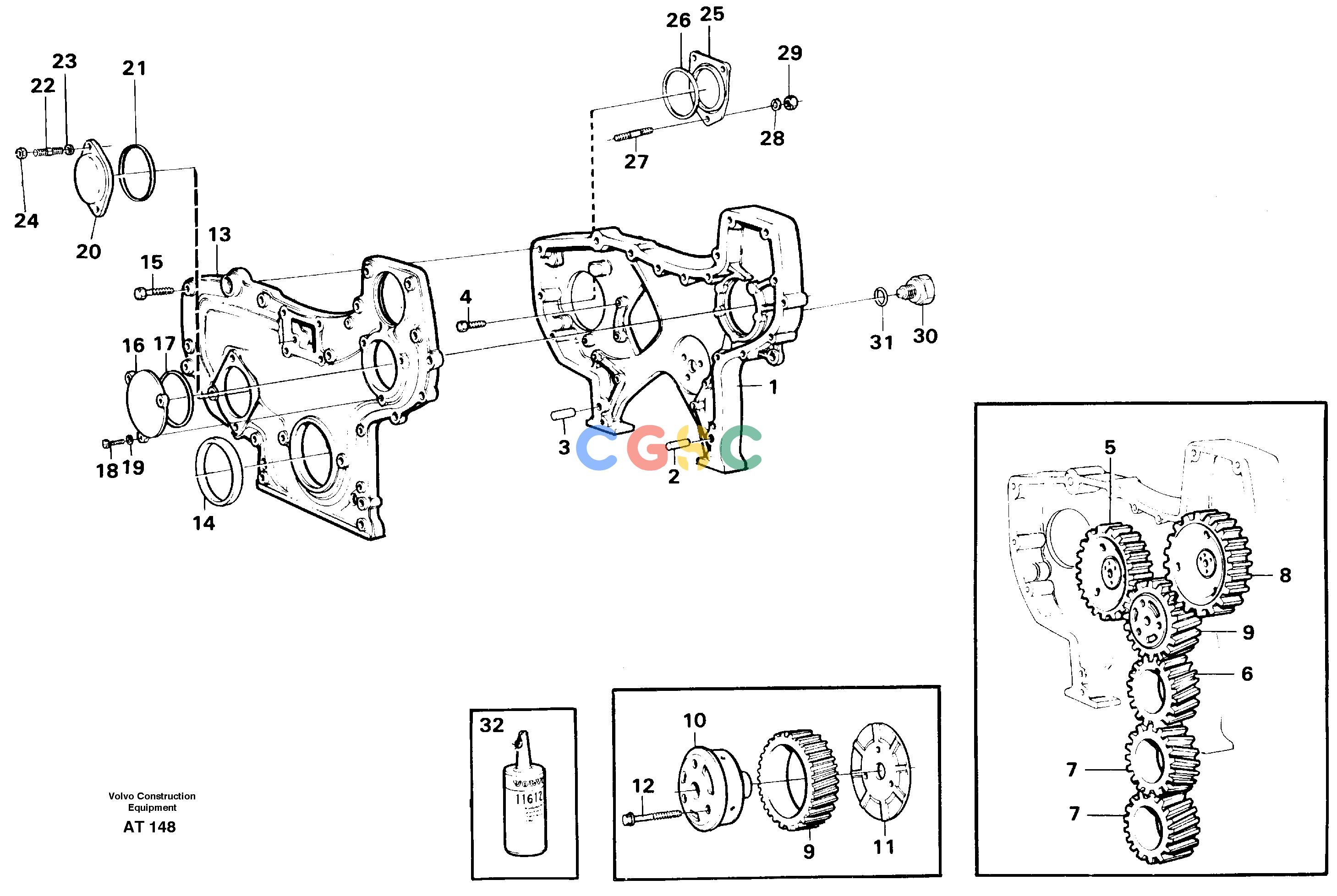 沃尔沃零件查询L90C Timing gear casingNone NoneNoneNoneAutodata Volvo online