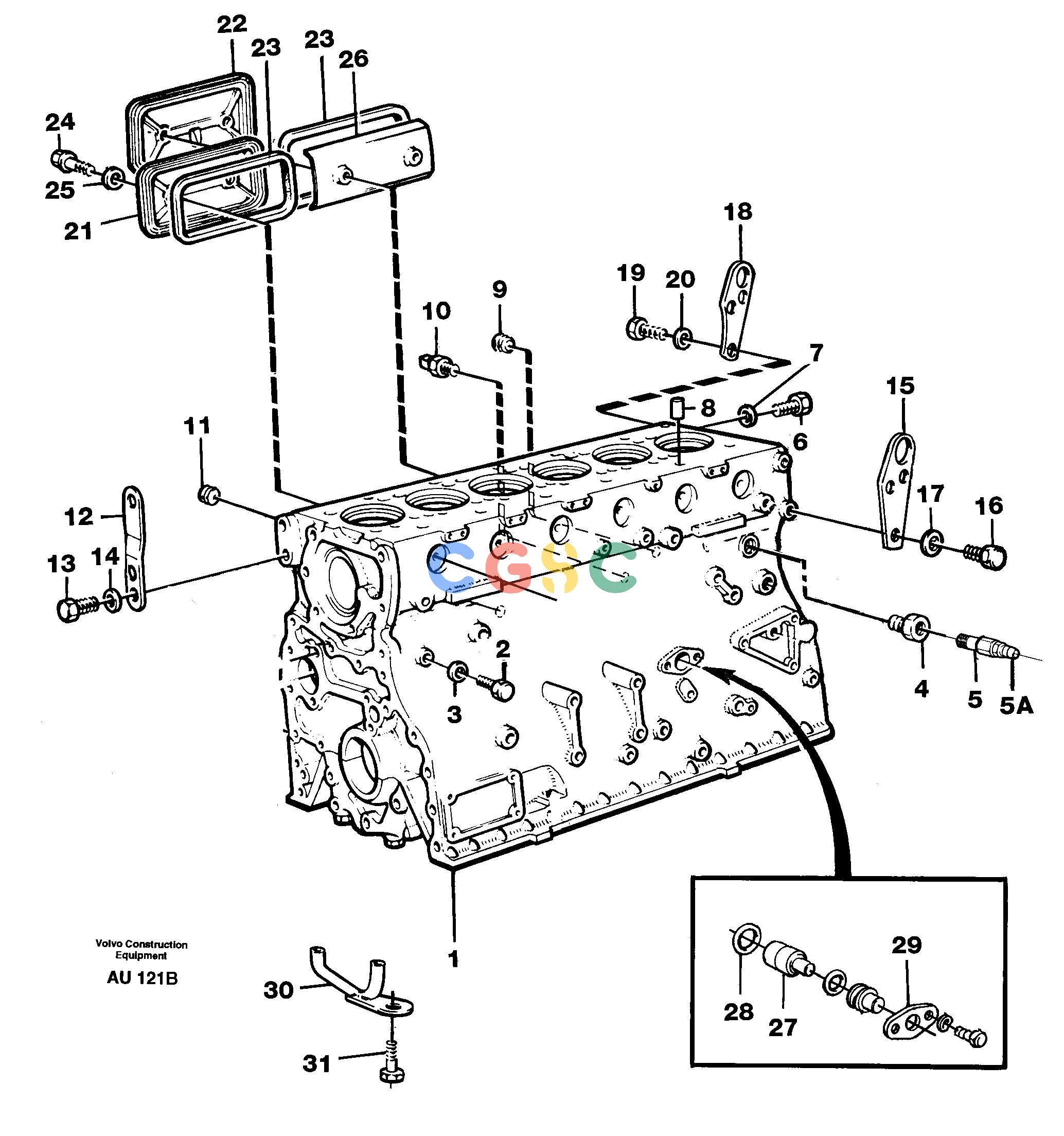 沃尔沃零件查询L150C Cylinder blockS/N 2768-SWE, 60701-USA NoneNoneNoneAutodata Volvo online