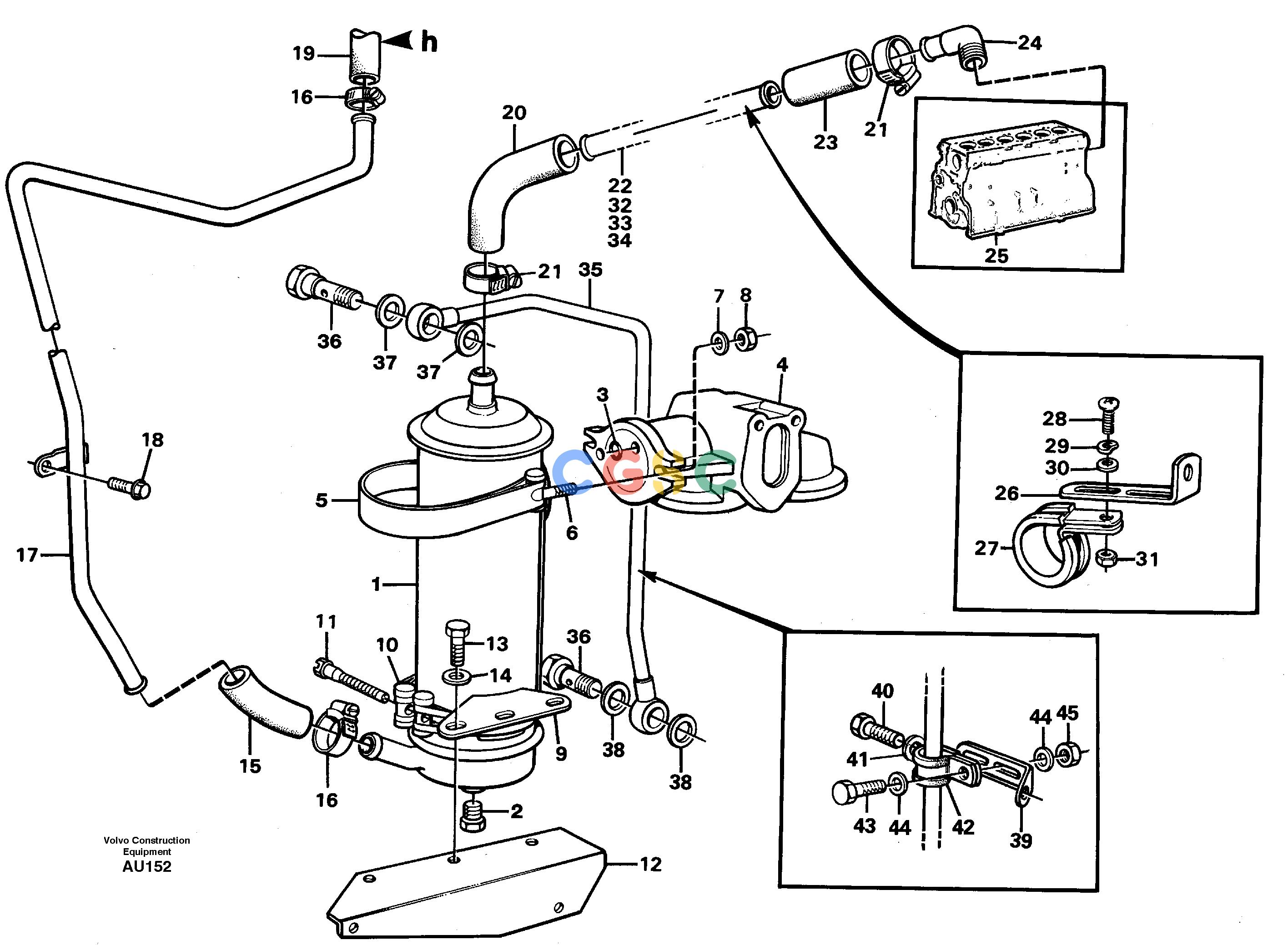 沃尔沃零件查询L150C Oil cooler with hosesS/N 2768-SWE, 60701-USA NoneNoneNoneAutodata Volvo online