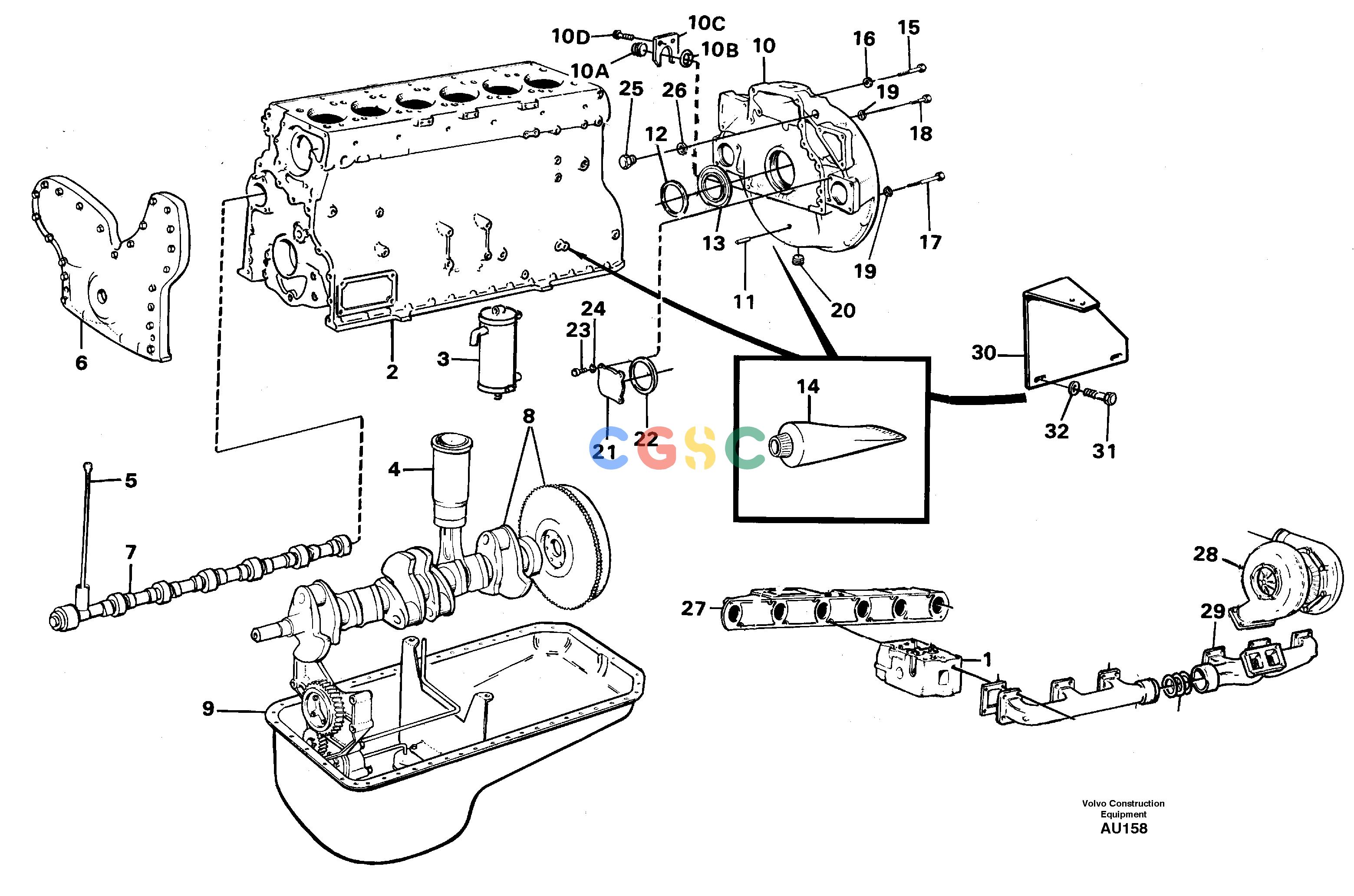 沃尔沃零件查询L150C Engine installation components.S/N 2768-SWE, 60701-USA8188141-8188144NoneNoneNoneAutodata Volvo online