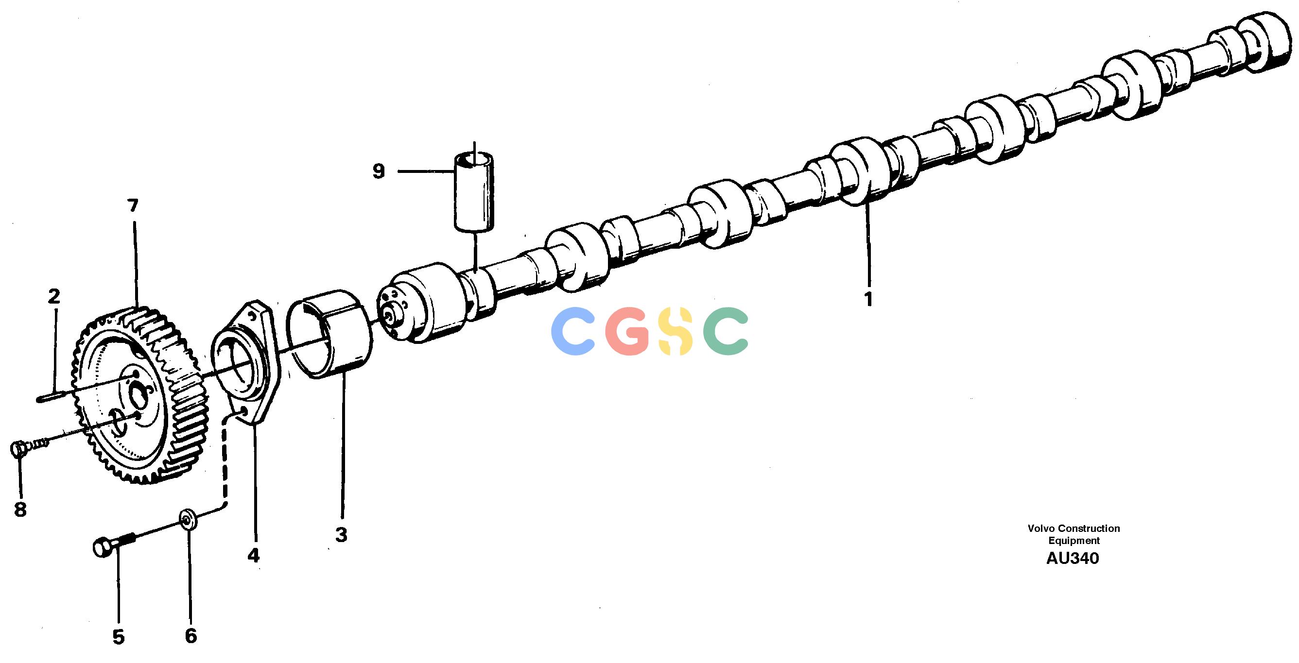 沃尔沃零件查询L150C CamshaftS/N 2768-SWE, 60701-USA NoneNoneNoneAutodata Volvo online