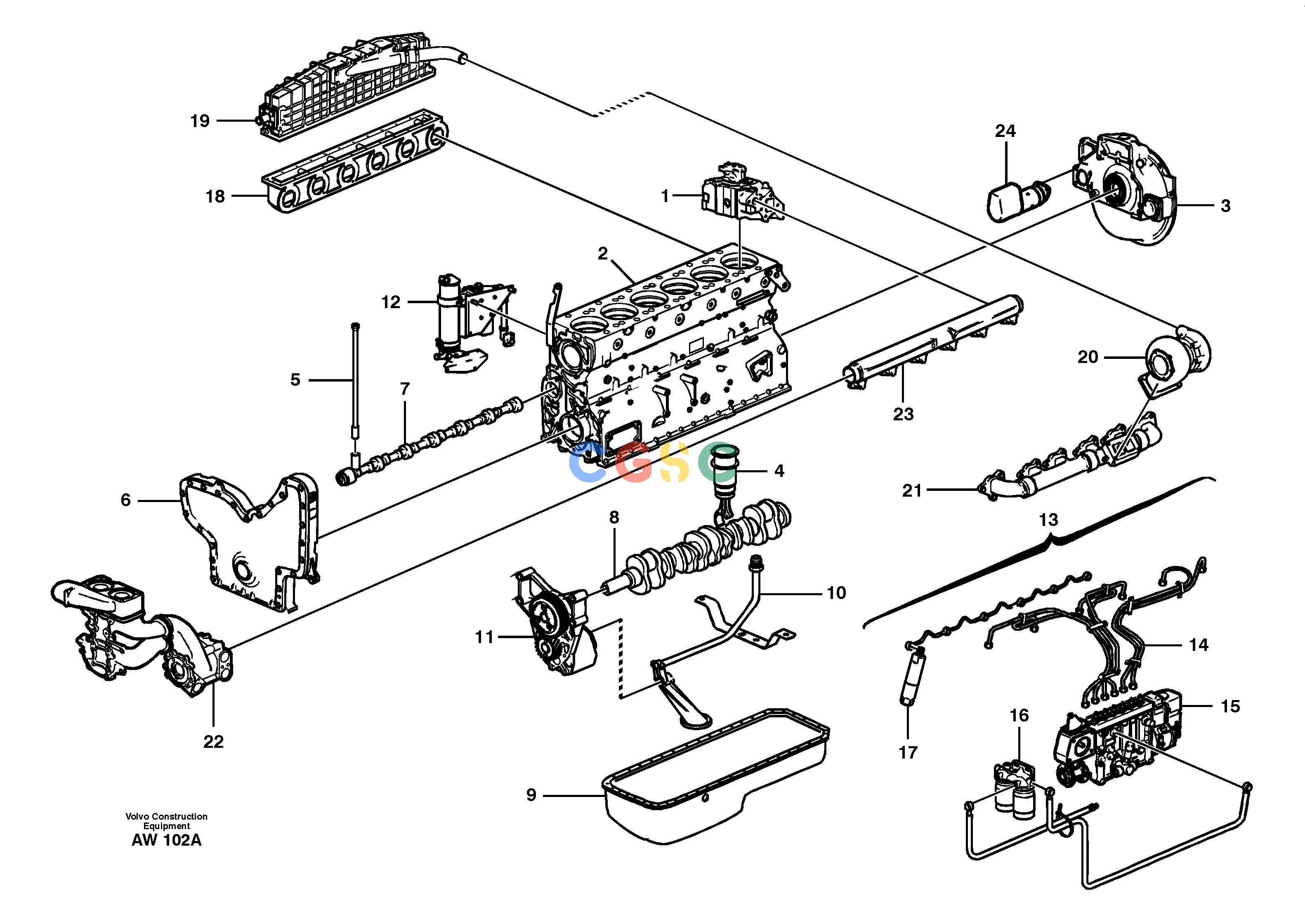 沃尔沃零件查询L180C EngineS/N 2533-SWE, 60465-USA499167-8188162NoneNoneNoneAutodata Volvo online