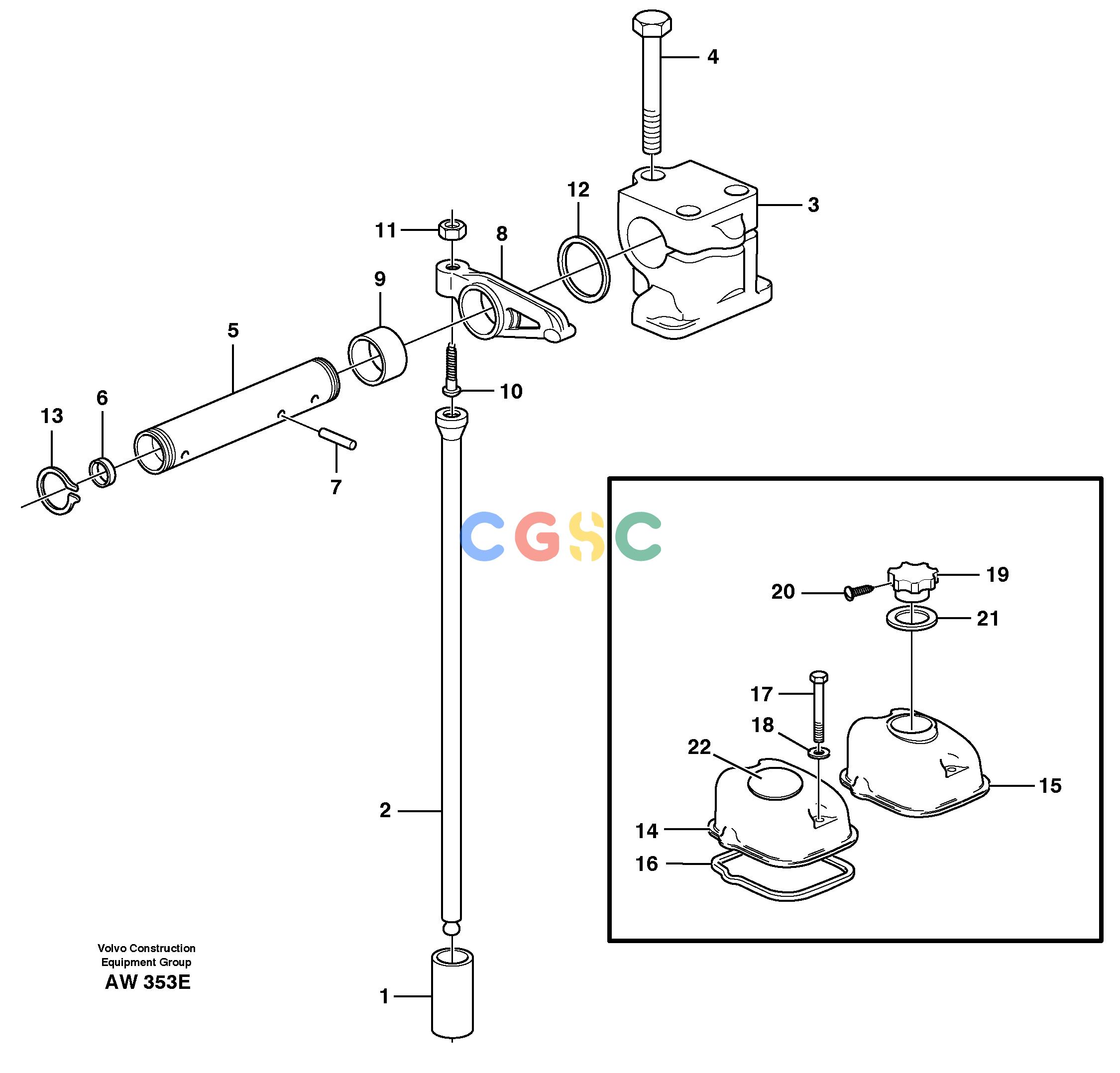 沃尔沃零件查询L180C Valve mechanismS/N 2533-SWE, 60465-USA NoneNoneNoneAutodata Volvo online