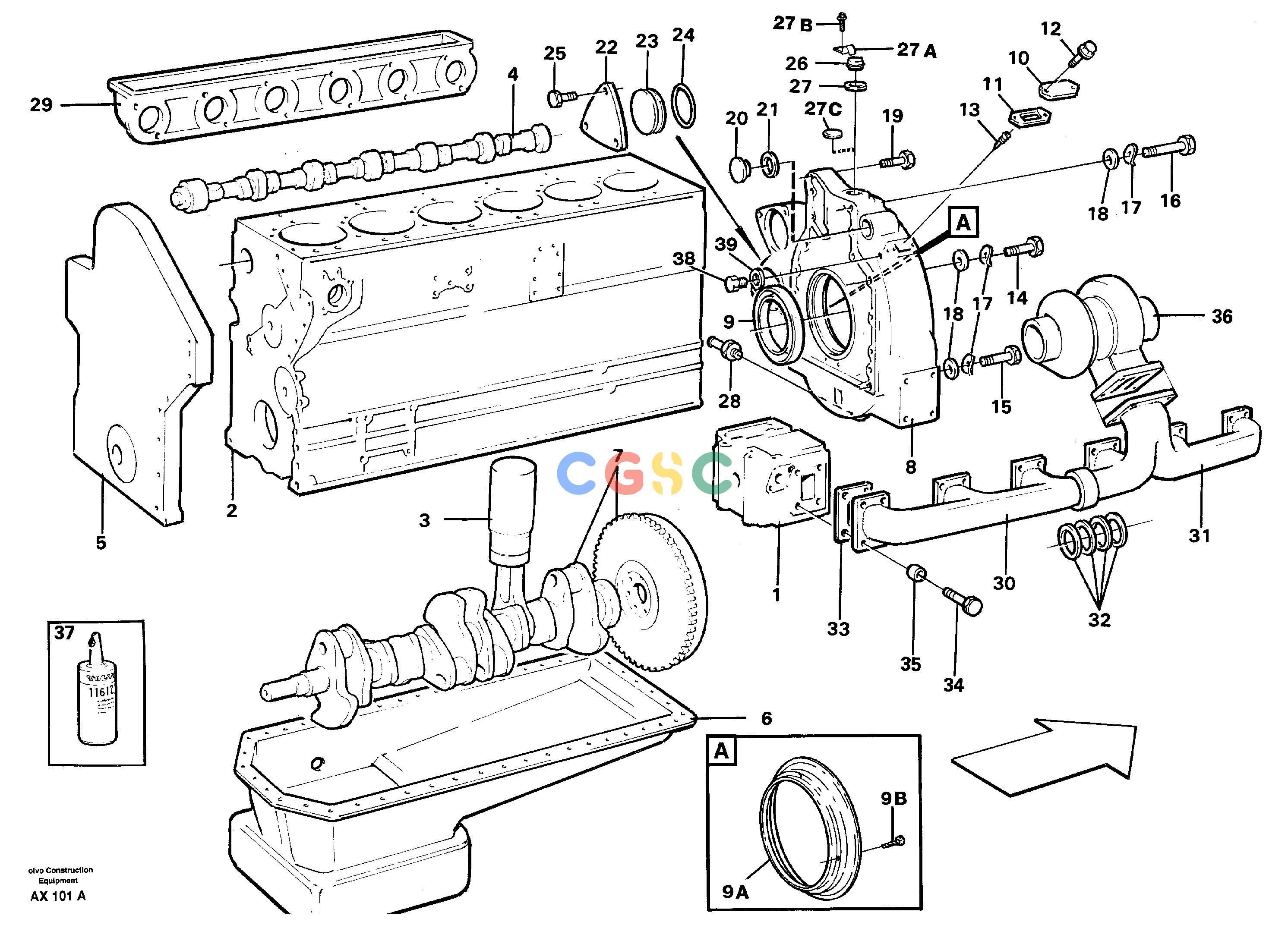 沃尔沃零件查询L330C Engine with fitting partsSER NO 60188- NoneNoneNoneAutodata Volvo online