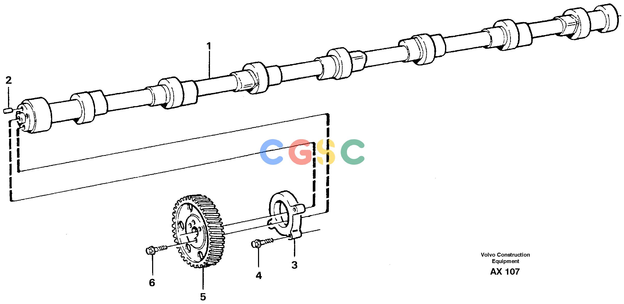 沃尔沃零件查询L330C CamshaftSER NO 60188- NoneNoneNoneAutodata Volvo online