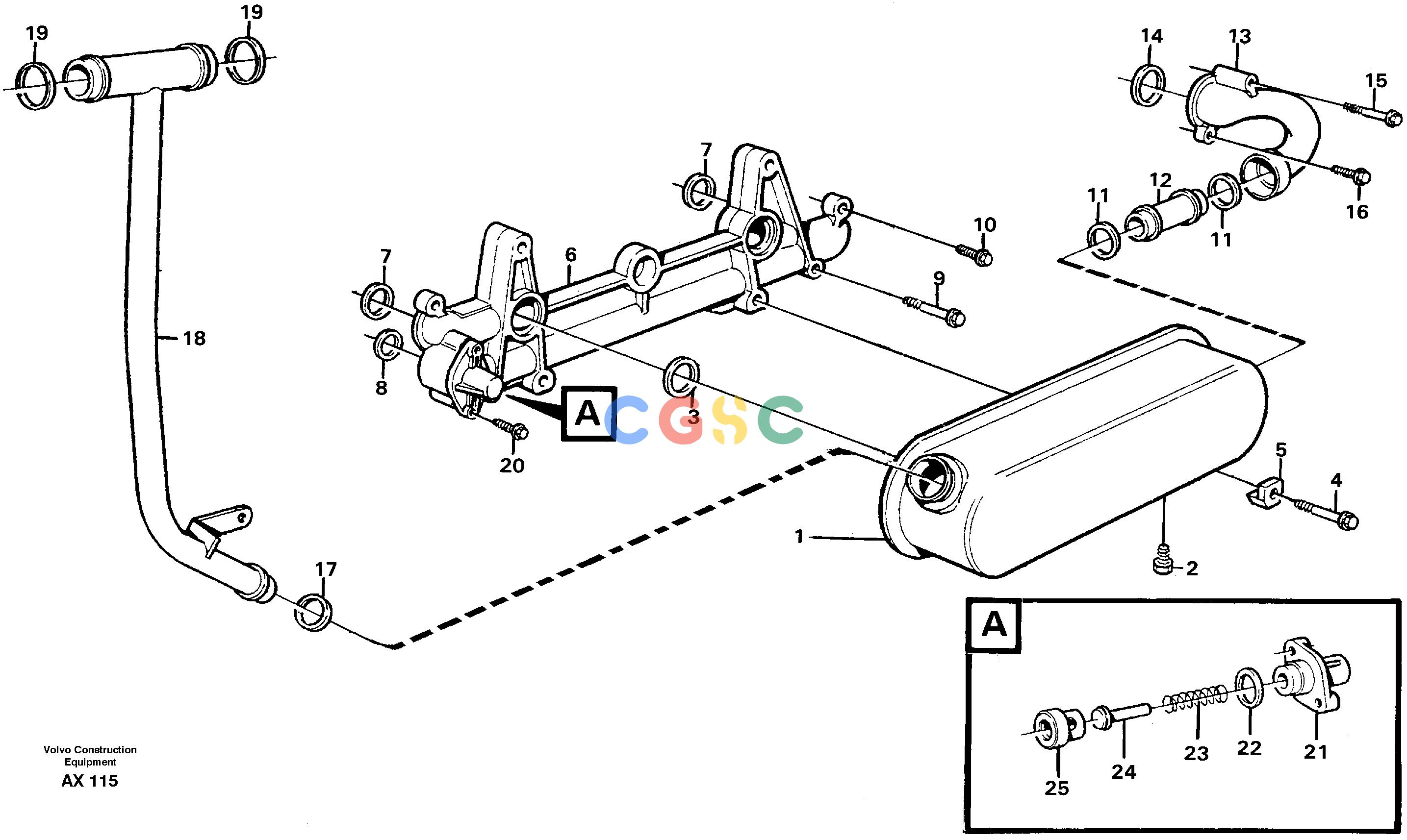 沃尔沃零件查询L330C Oil coolerSER NO 60188- NoneNoneNoneAutodata Volvo online