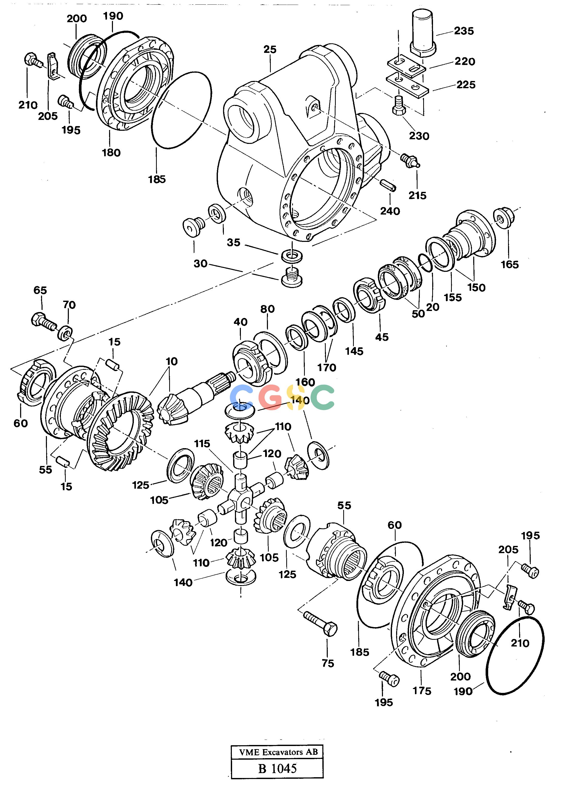 沃尔沃零件查询EW230 ÅKERMAN Differential, frontÅKERMAN EW230 SER NO - 1447 NoneNoneNoneAutodata Volvo online