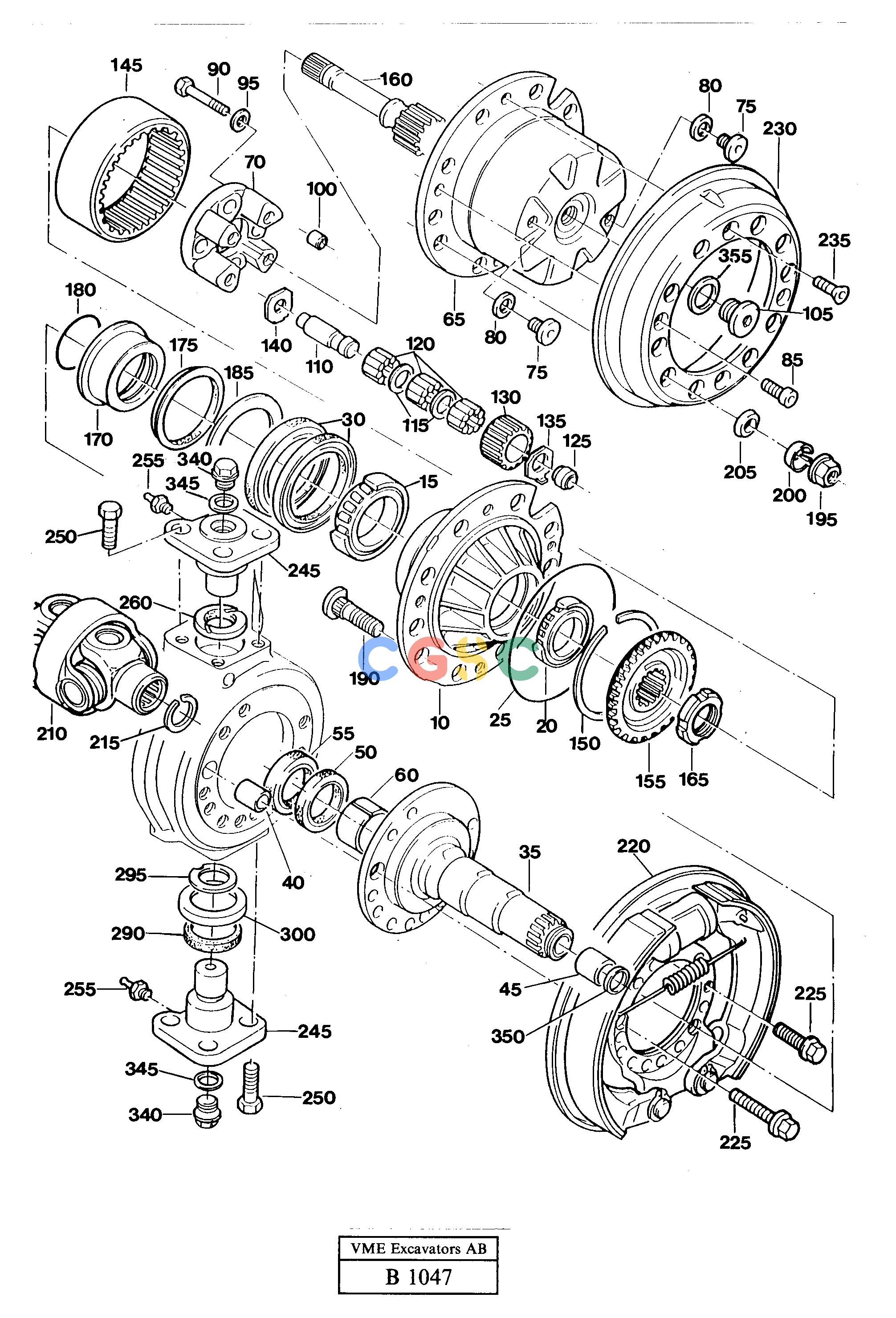 沃尔沃零件查询EW230 ÅKERMAN Wheel hub front R.h. Ak 15ÅKERMAN EW230 SER NO - 1447 NoneNoneNoneAutodata Volvo online