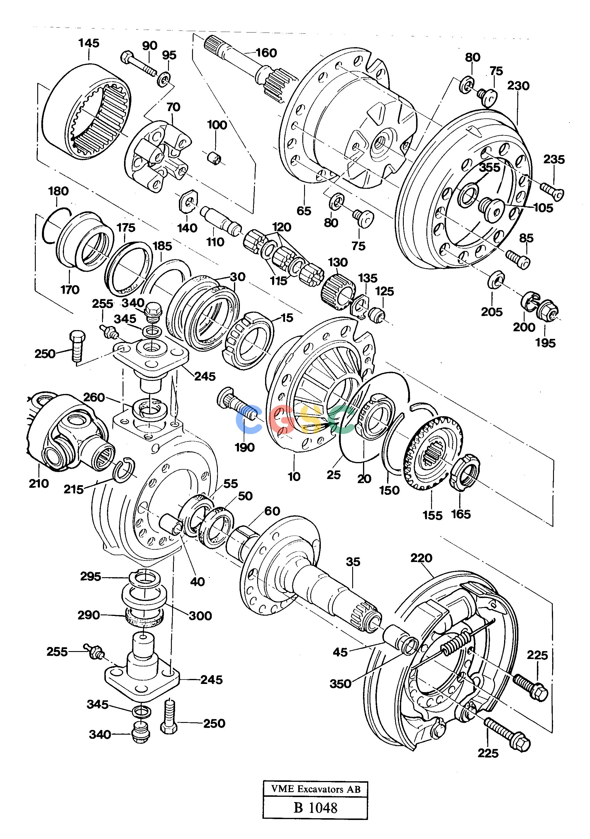 沃尔沃零件查询EW230 ÅKERMAN Wheel hub front L.h. Ak 15ÅKERMAN EW230 SER NO - 1447 NoneNoneNoneAutodata Volvo online