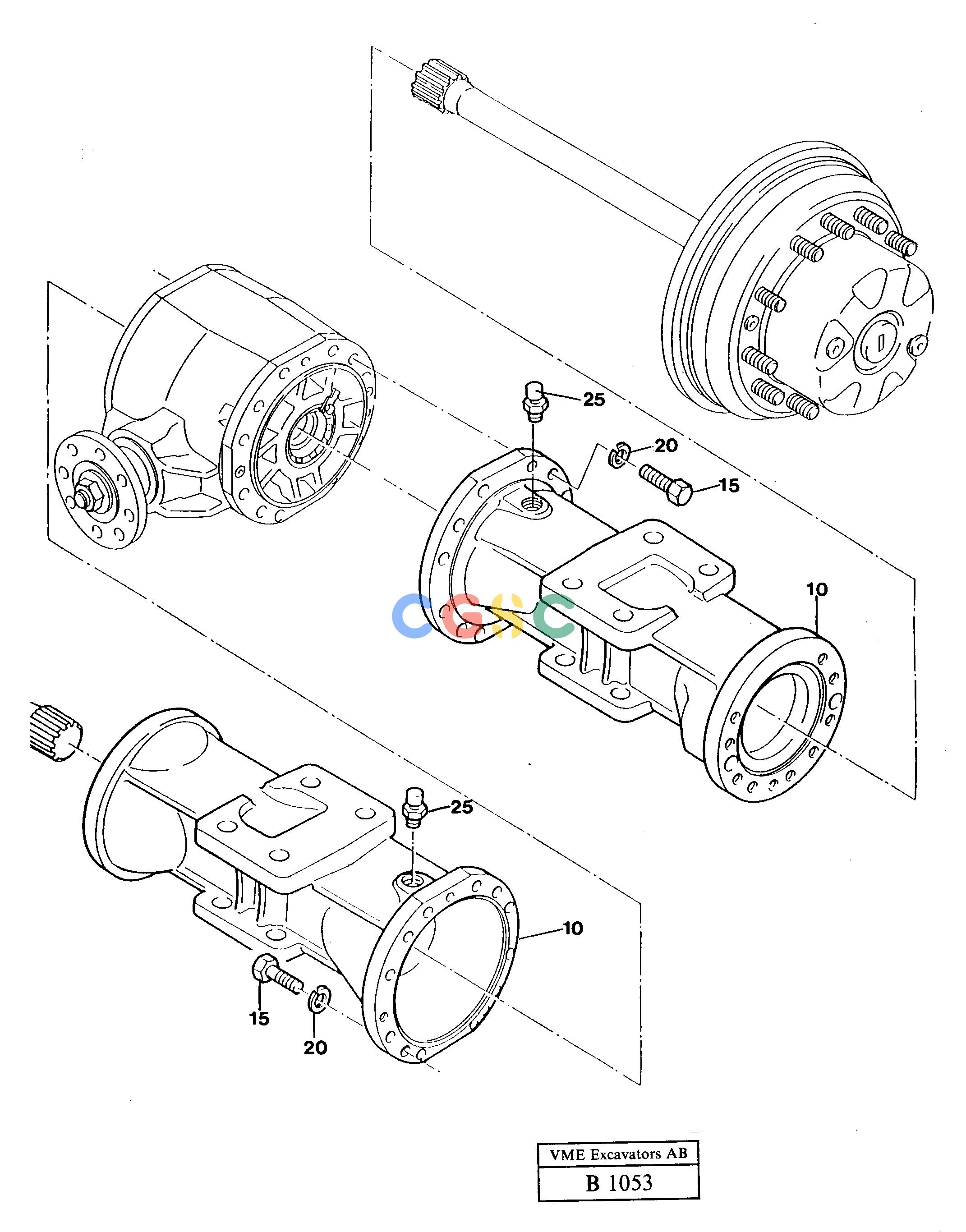 沃尔沃零件查询EW230 ÅKERMAN Axle beam rear, Ak 16ÅKERMAN EW230 SER NO - 1447 NoneNoneNoneAutodata Volvo online