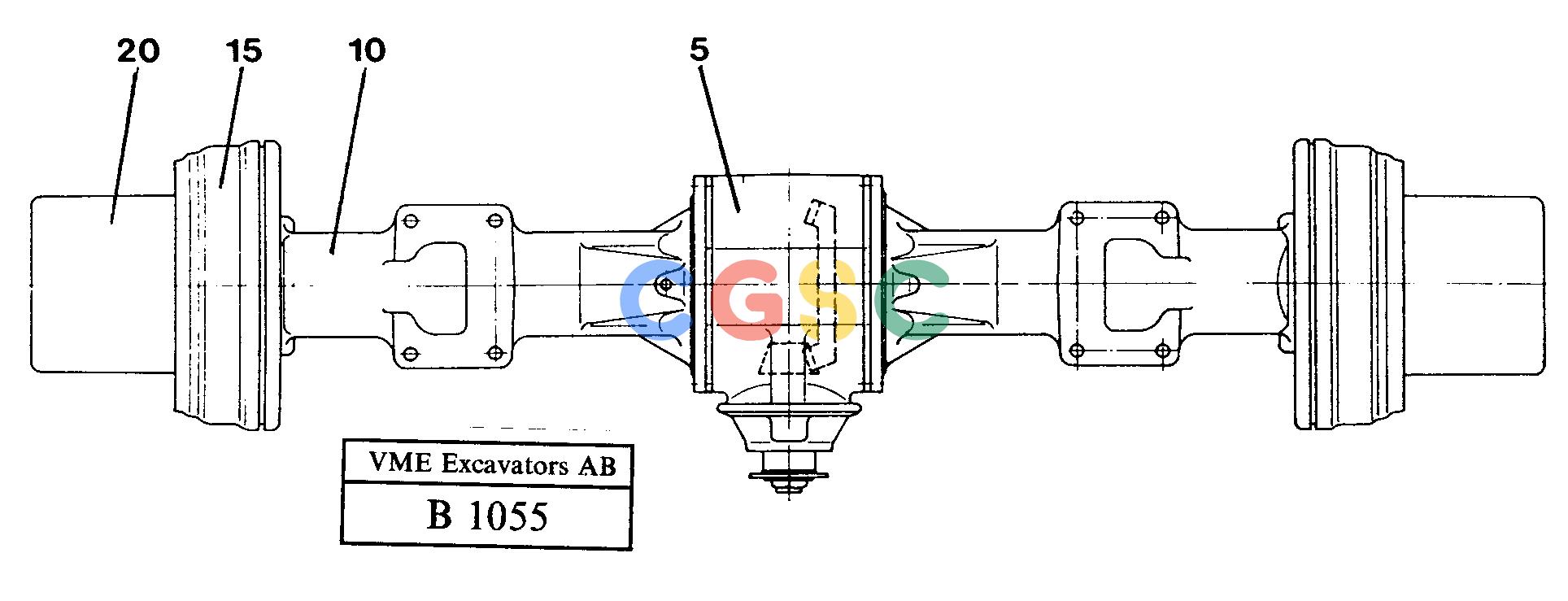 沃尔沃零件查询EW230 ÅKERMAN Rear axleÅKERMAN EW230 SER NO - 1447 NoneNoneNoneAutodata Volvo online