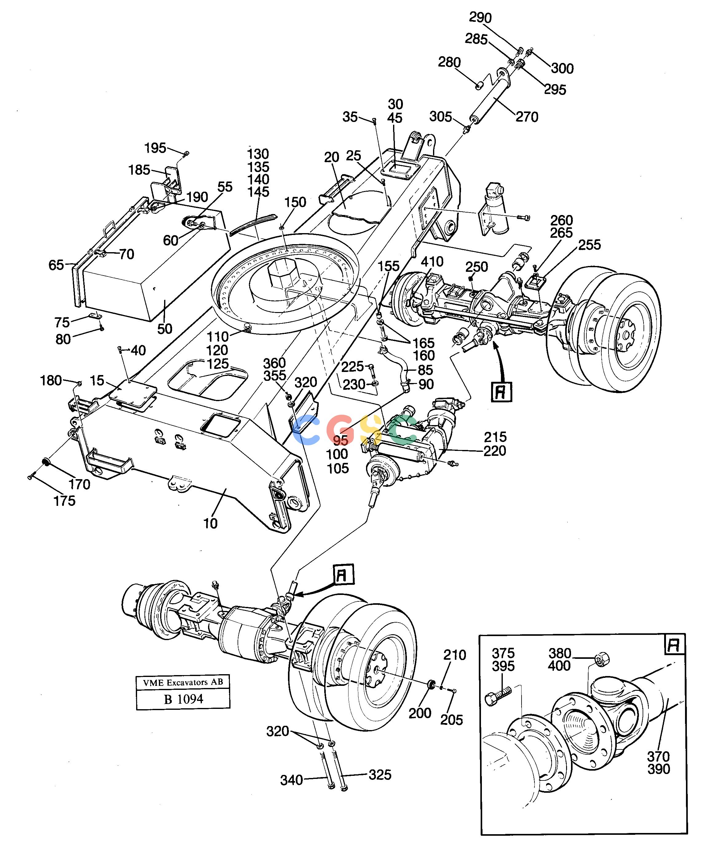 沃尔沃零件查询EW230 ÅKERMAN UndercarriageÅKERMAN EW230 SER NO - 1447 NoneNoneNoneAutodata Volvo online