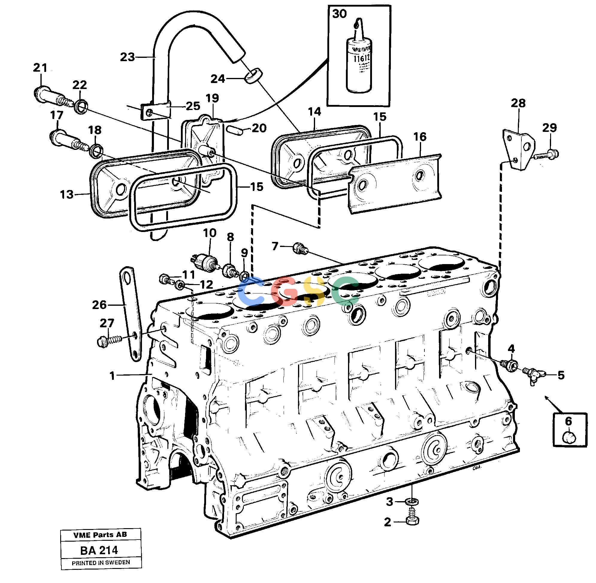 沃尔沃零件查询A20 Cylinder-block with fitting partsVOLVO BM A20 NoneNoneNoneAutodata Volvo online
