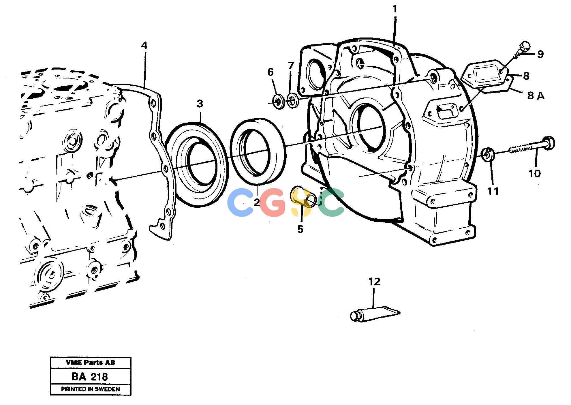 沃尔沃零件查询A20 Flywheel housingVOLVO BM A20 NoneNoneNoneAutodata Volvo online