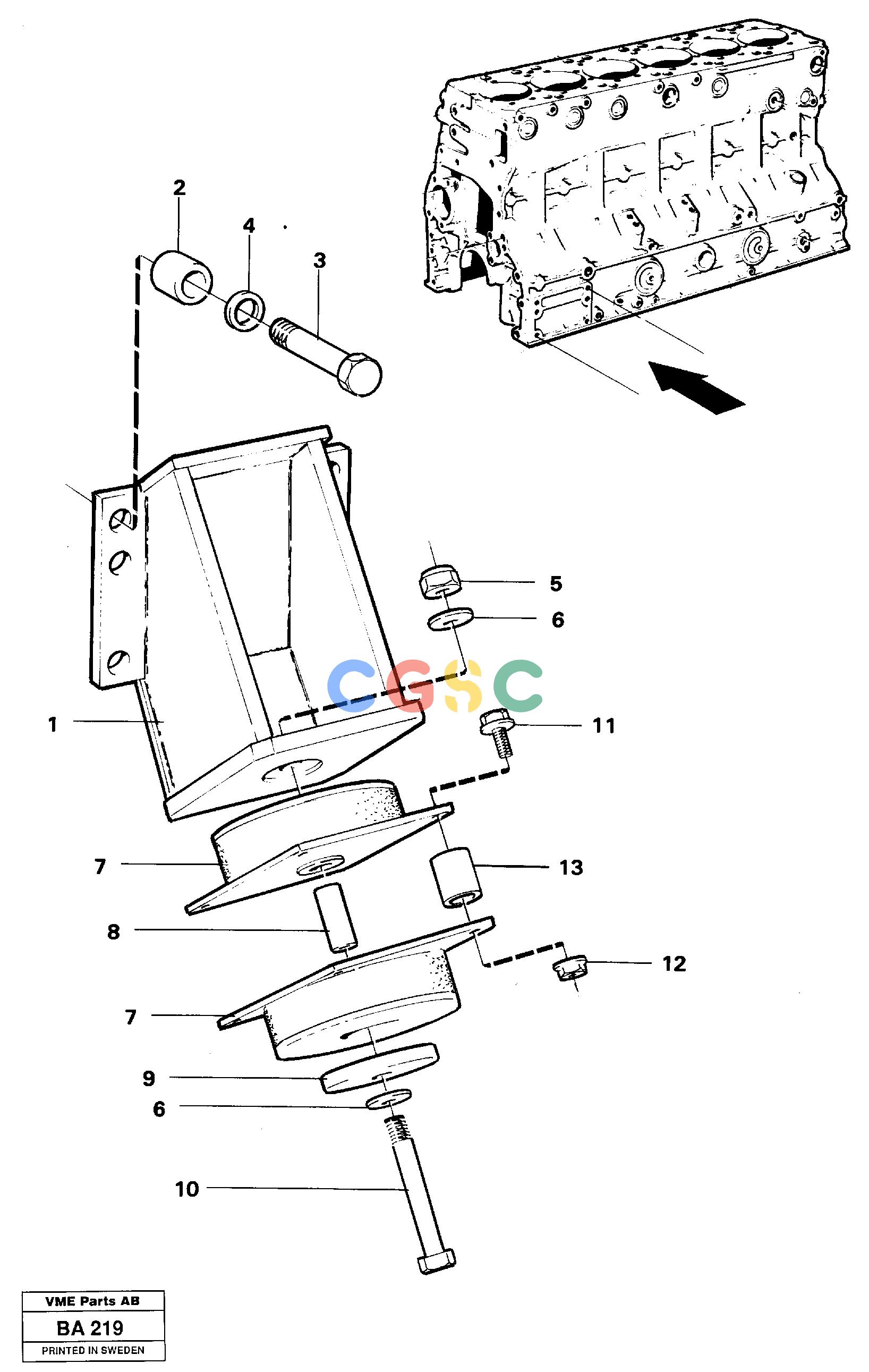 沃尔沃零件查询A20 Engine mountingVOLVO BM A20 NoneNoneNoneAutodata Volvo online