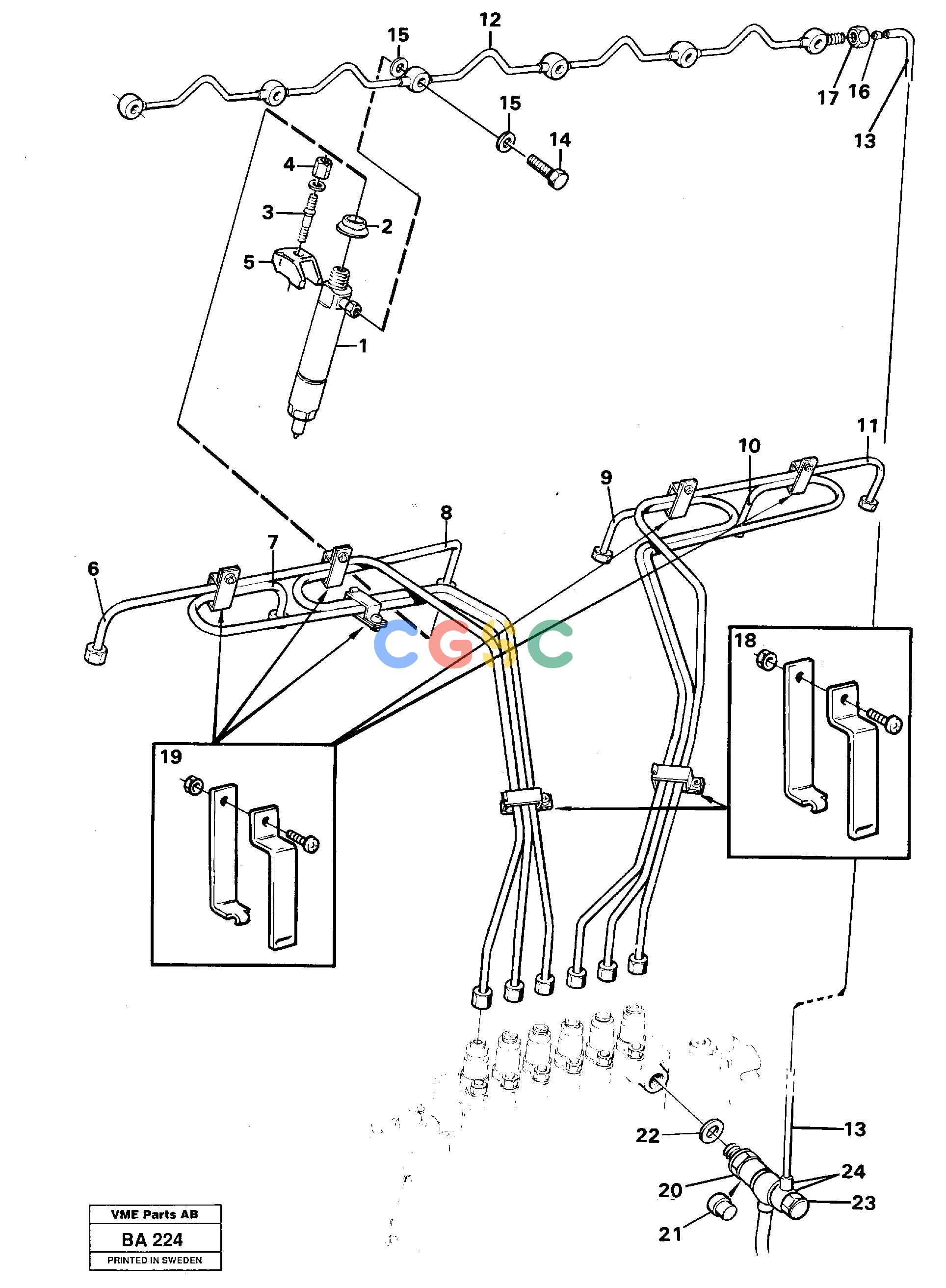 沃尔沃零件查询A20 Fuel pipes, injectorsVOLVO BM A20 NoneNoneNoneAutodata Volvo online
